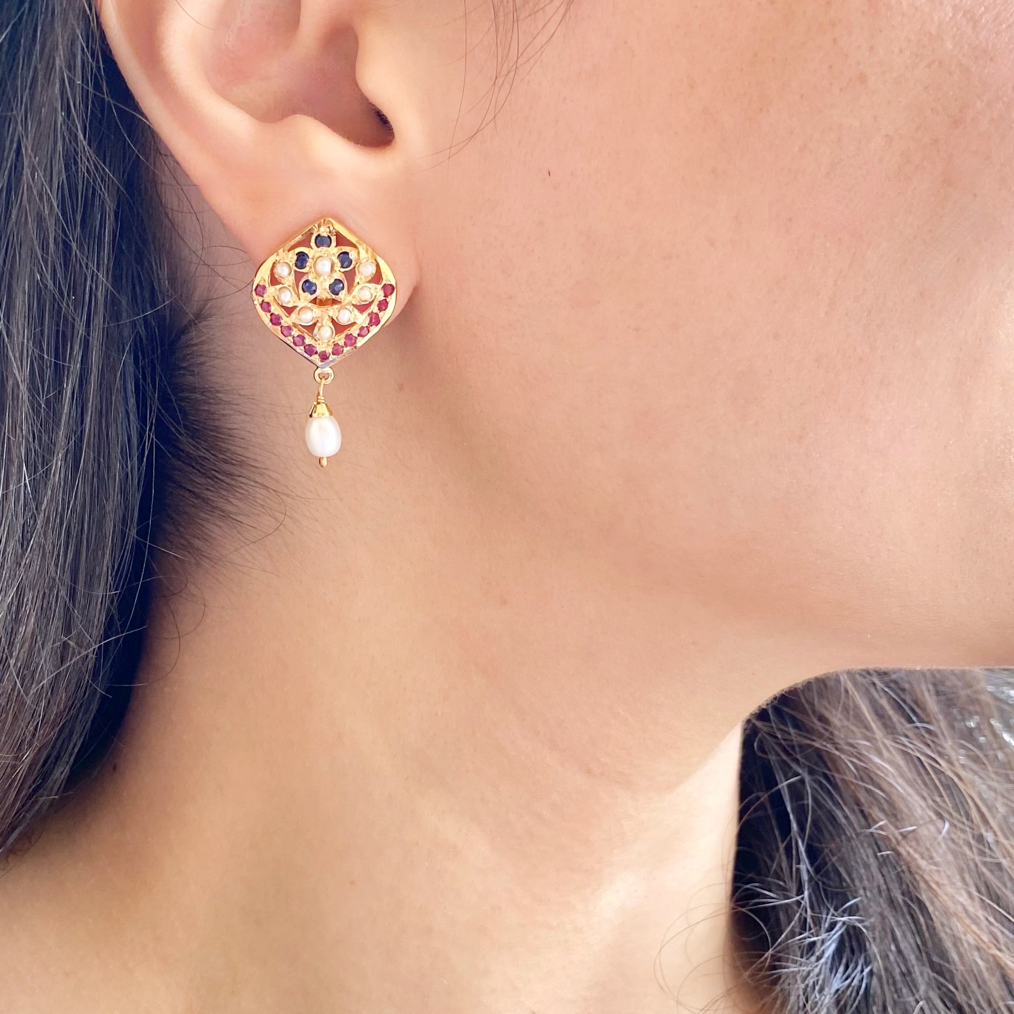 dainty stud earrings for gifting