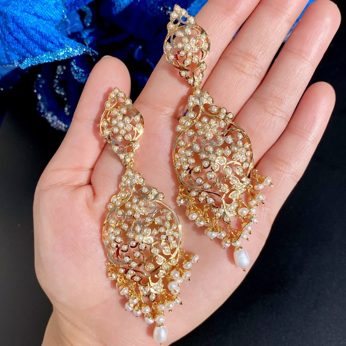 victorian pearl earrings