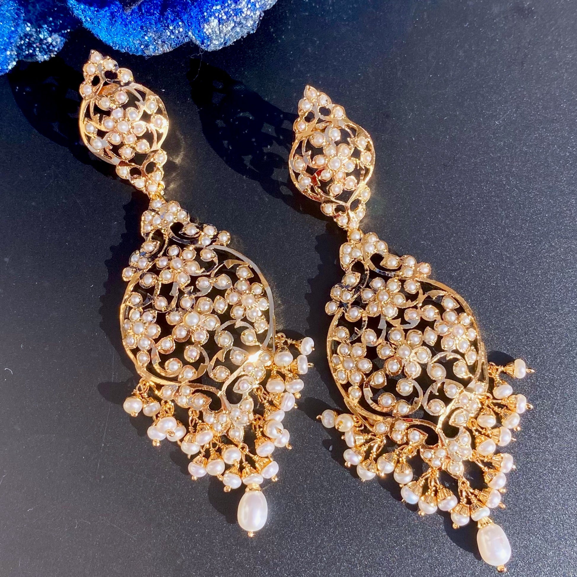 victorian pearl earrings