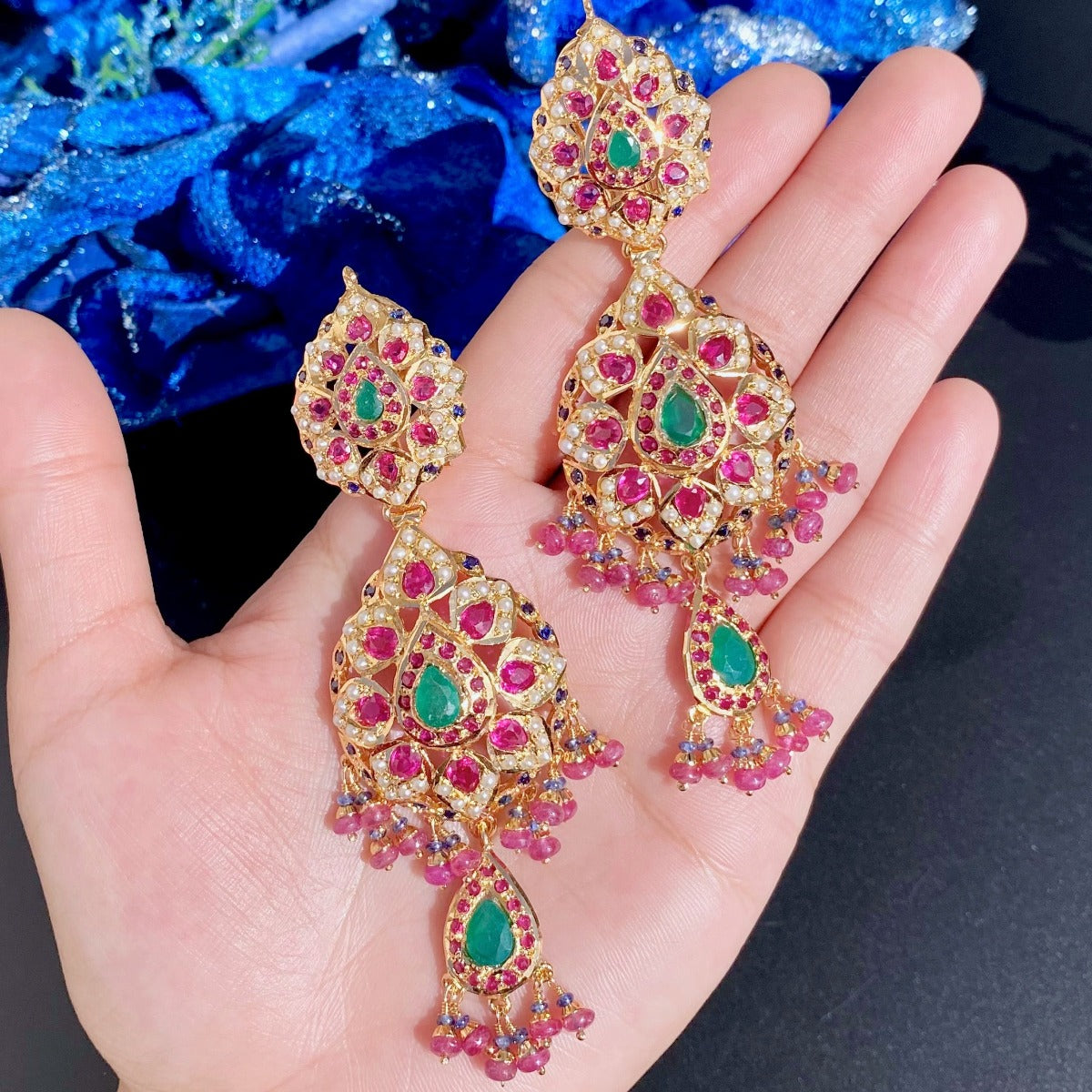 broad indian jadau guluband set for bride