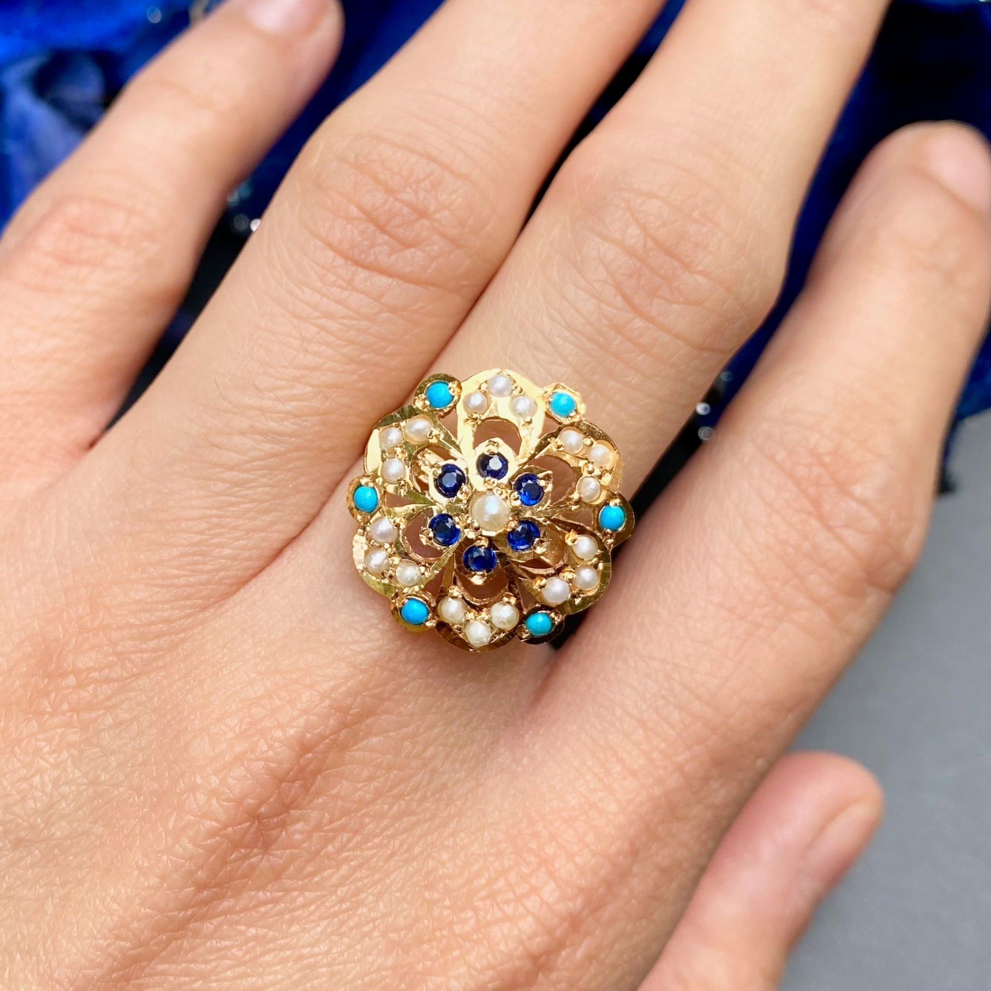 dainty ladies cocktail ring