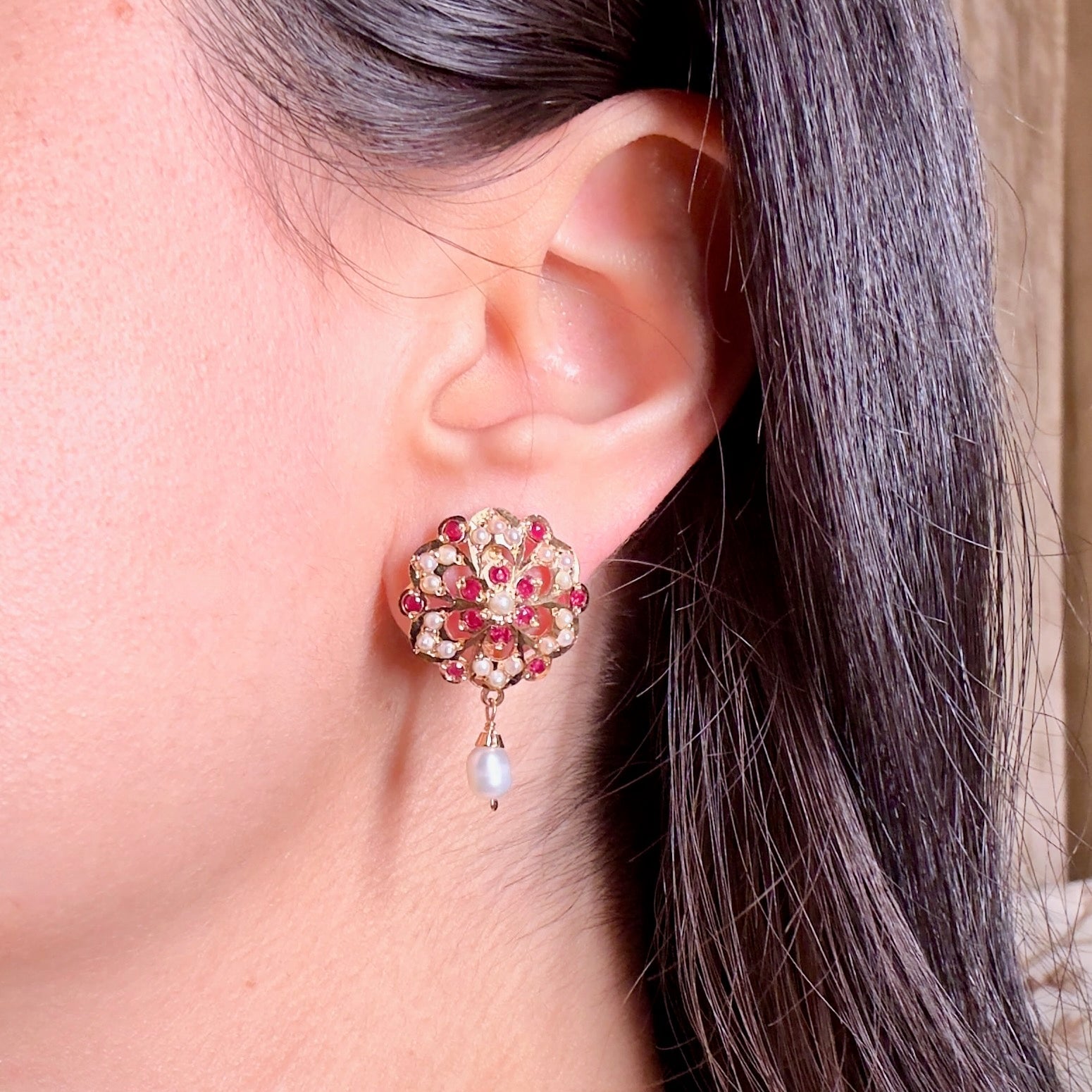 intricate jadau studs