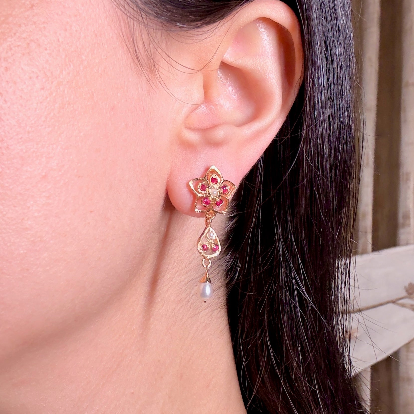 trendy jadau earrings online