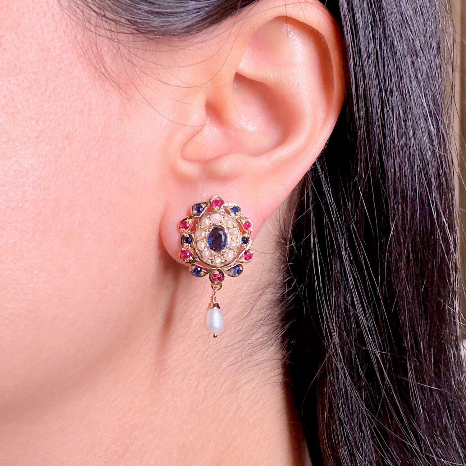 beautiful indian stud earrings