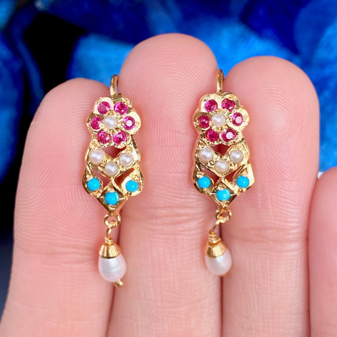 exquisite fish hook earrings