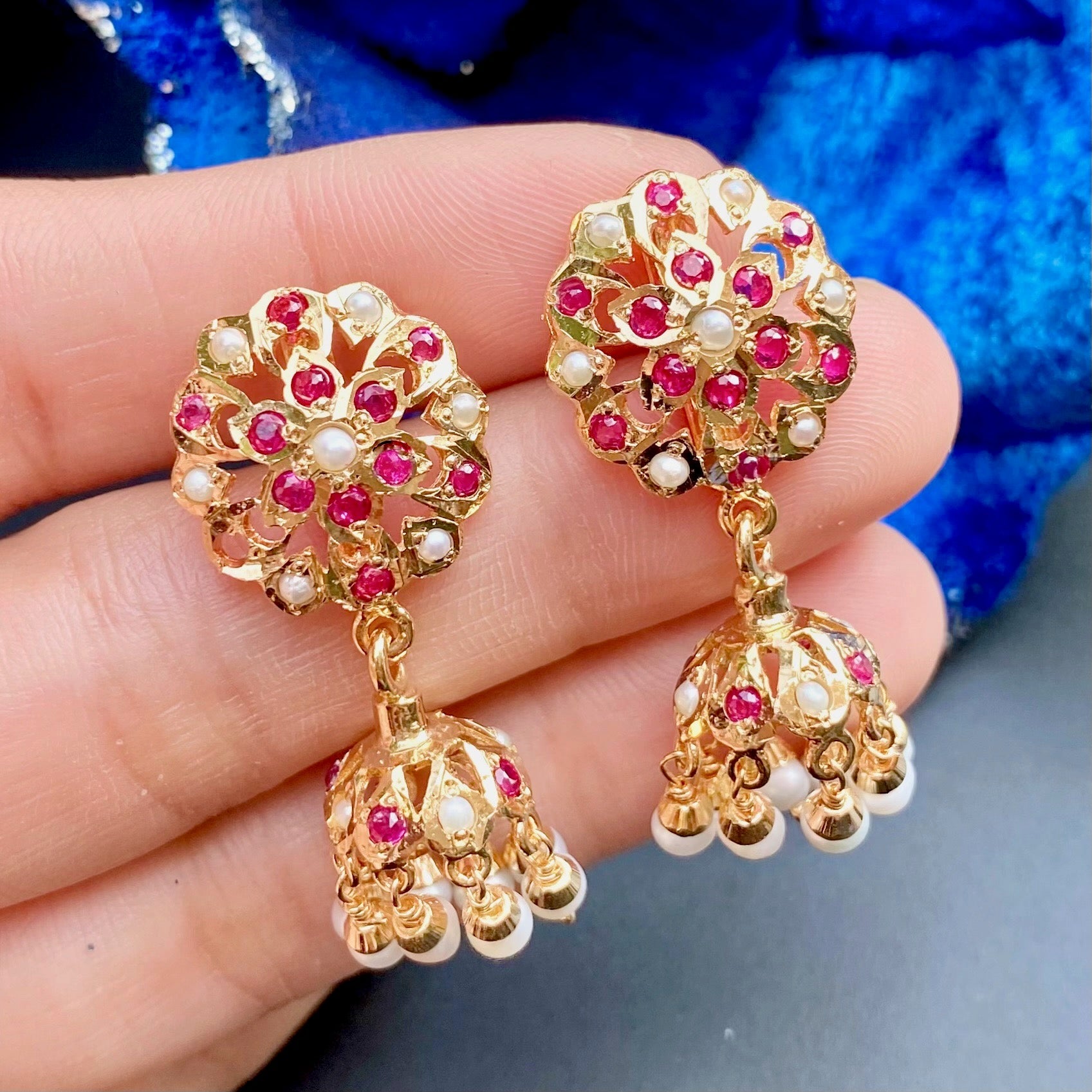 small delicate jhumki