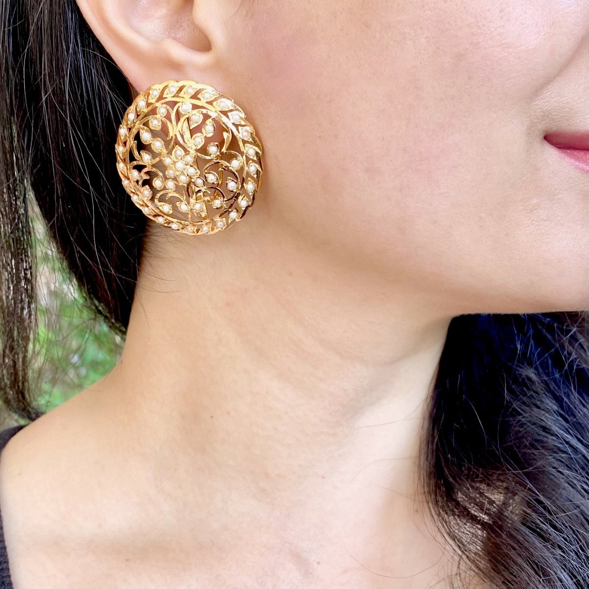 large pearl jadau tops