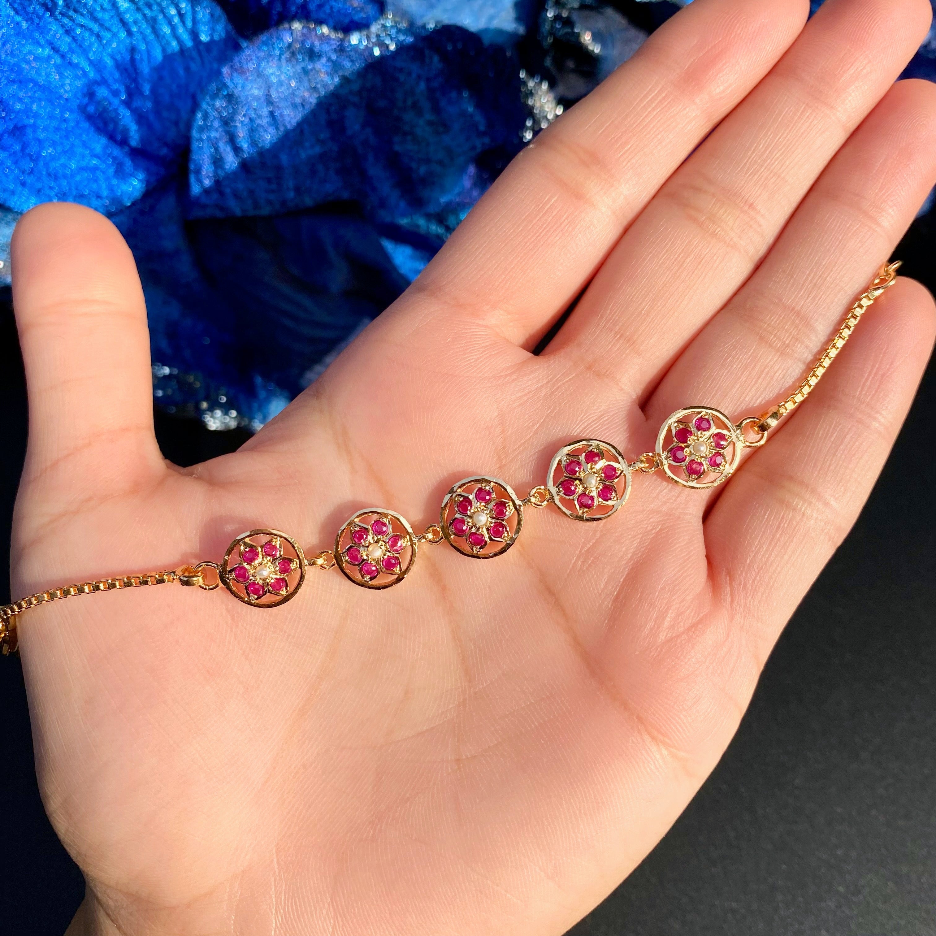 ruby bracelet for women