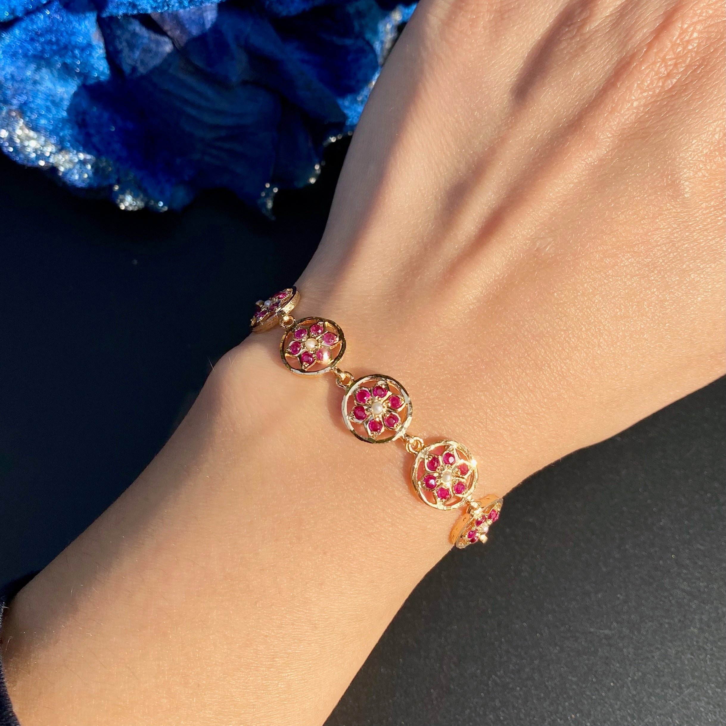 ruby bracelet for women