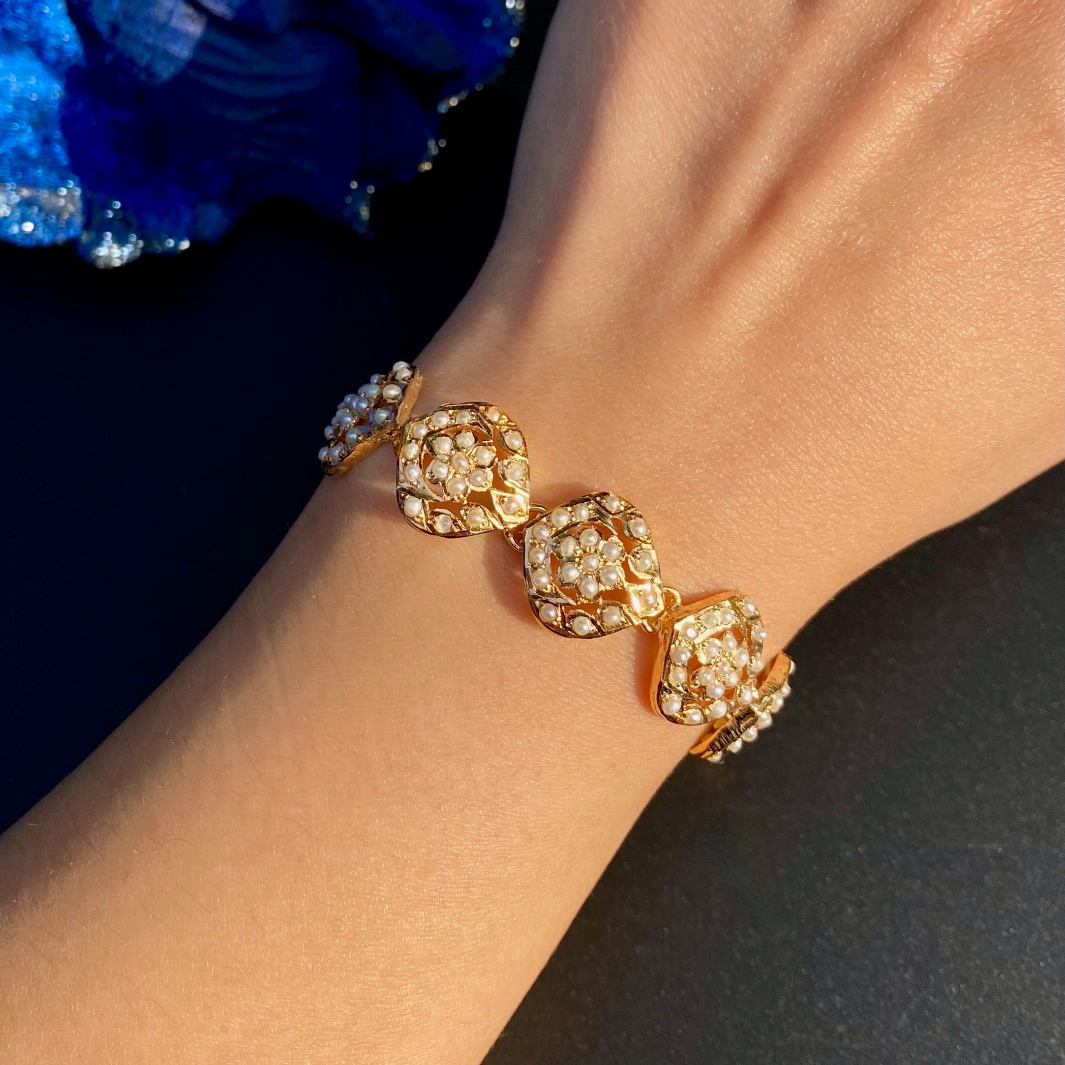 delicate pearl bracelet