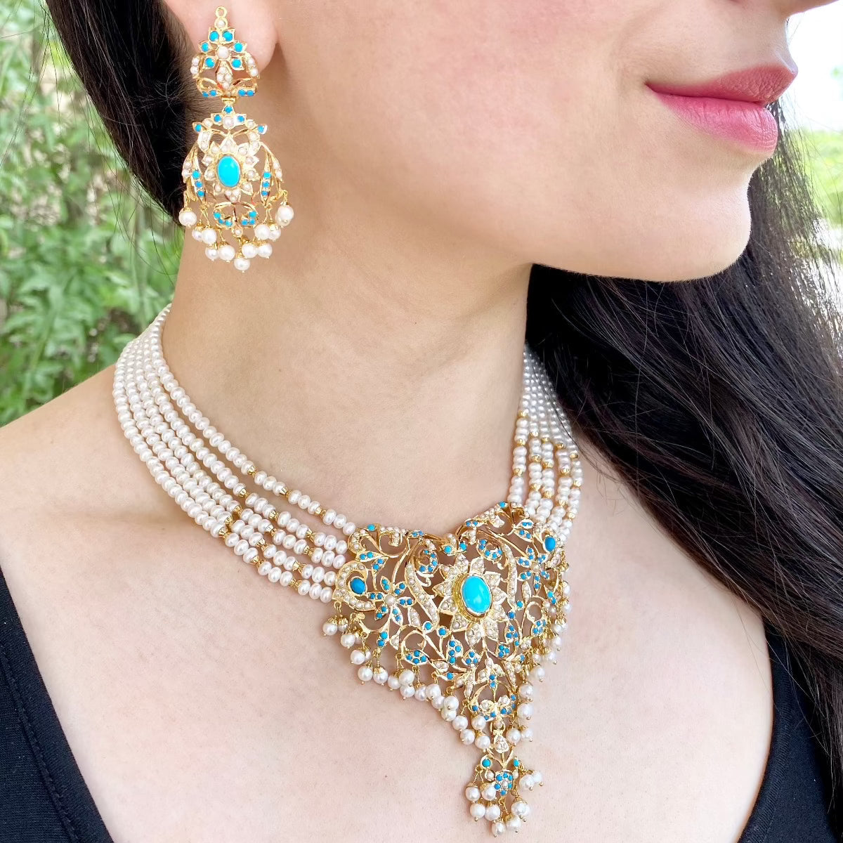 real gold Hyderabadi jewelry