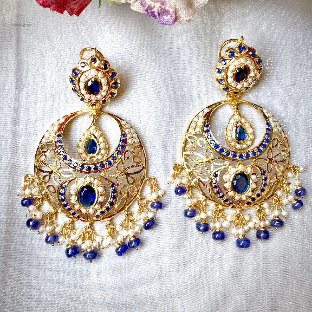 indian jadau chandbalis in california