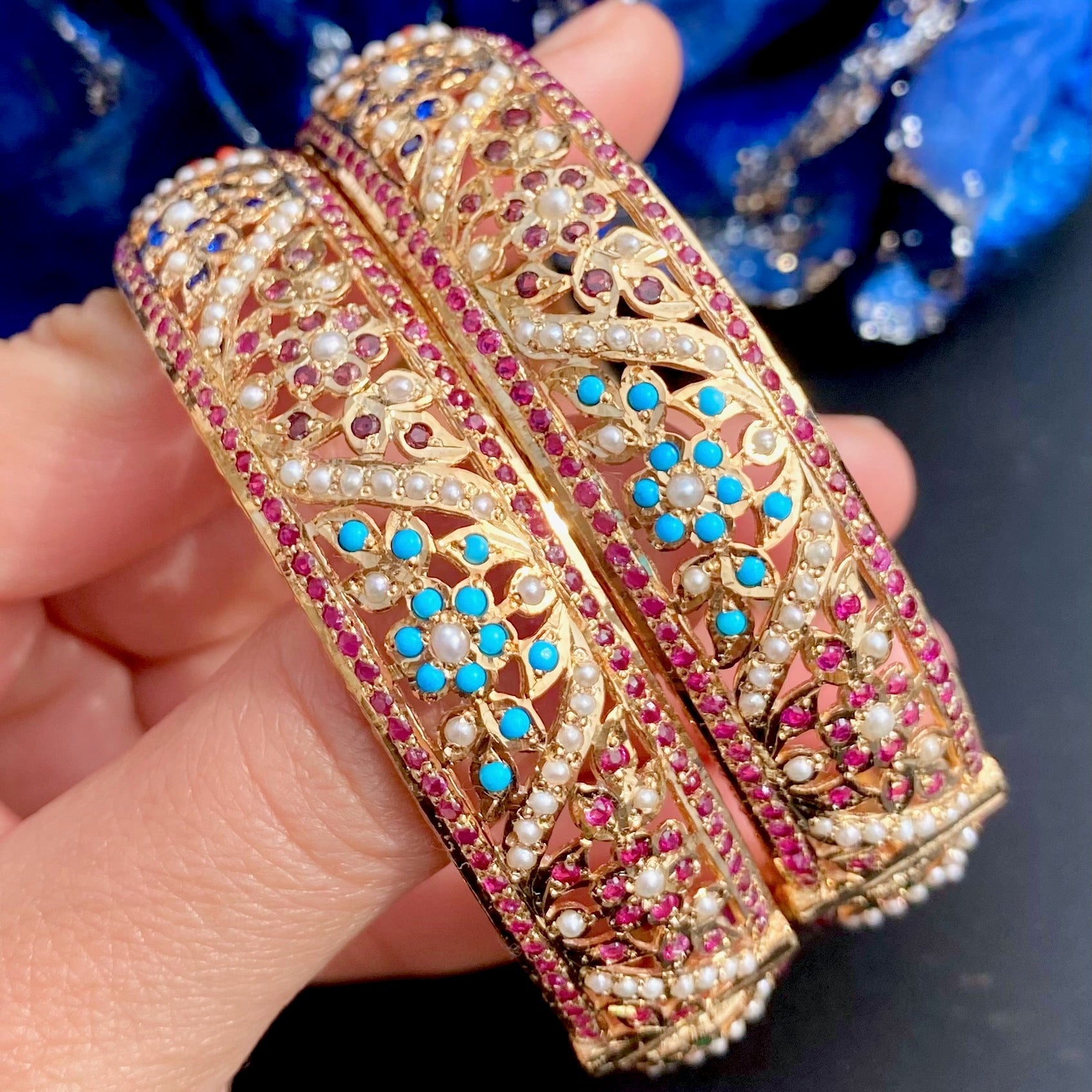 premium punjabi navratna bangles
