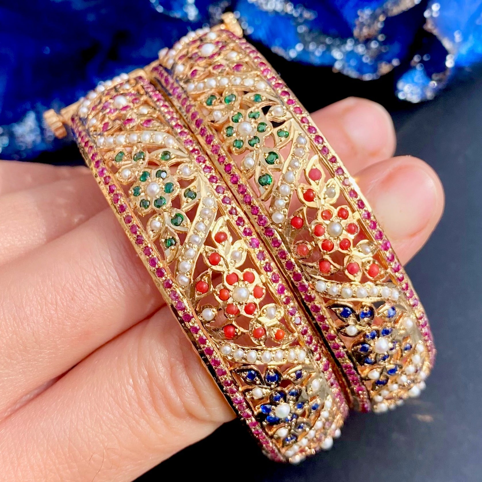 premium punjabi navratna bangles