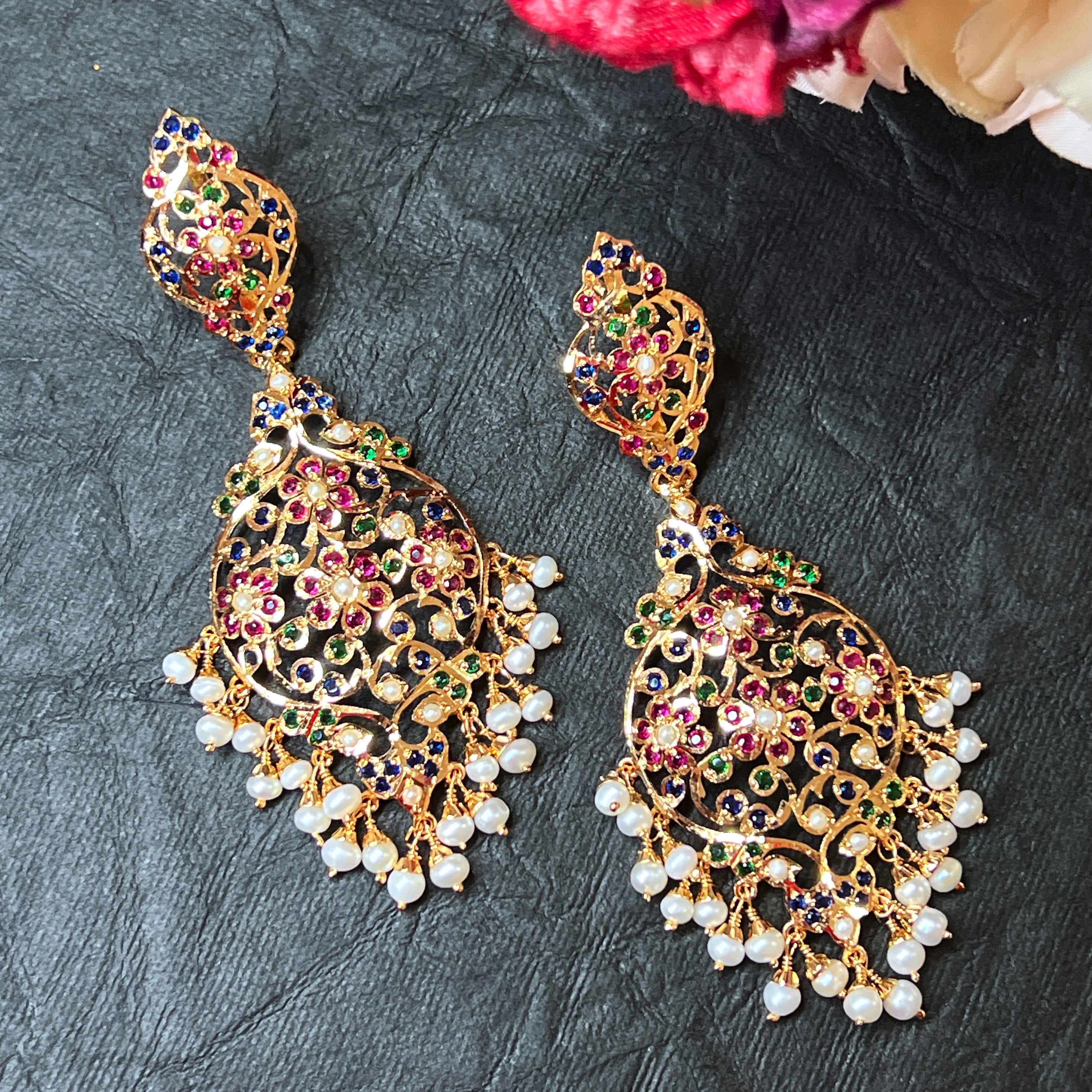handcrafted pakistani earrings