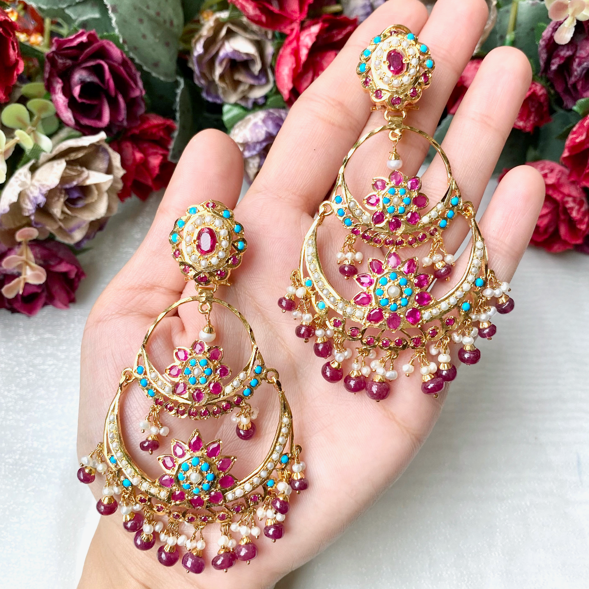 kashmiri chandbalis