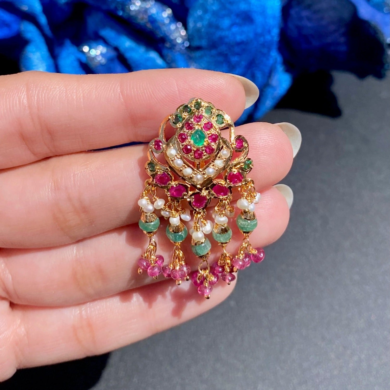 ruby emerald jadau tops