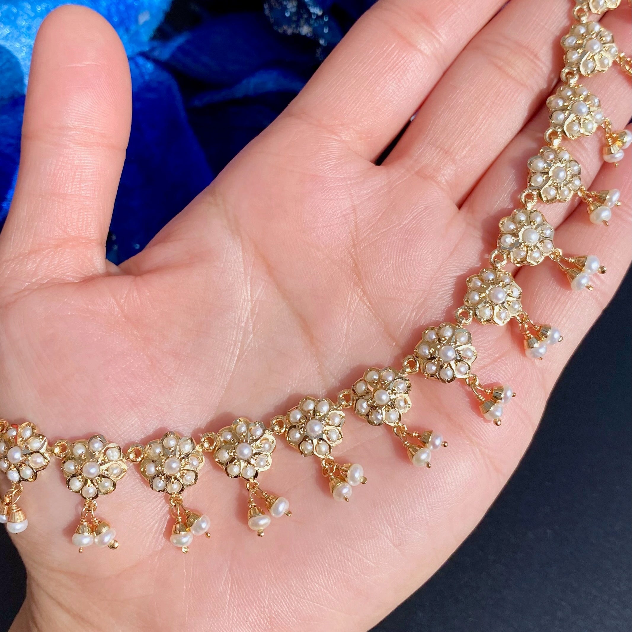 alluring pearl necklace set