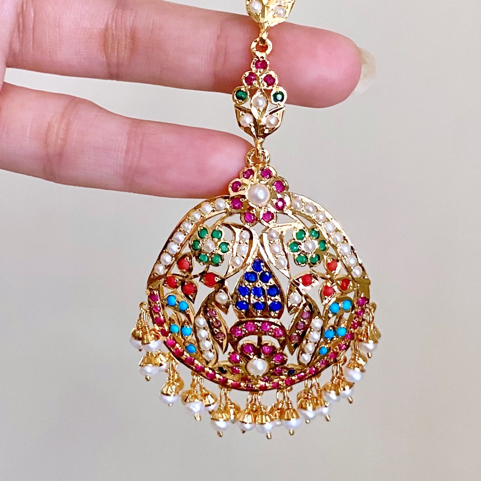 bridal wear fashion maang tikka