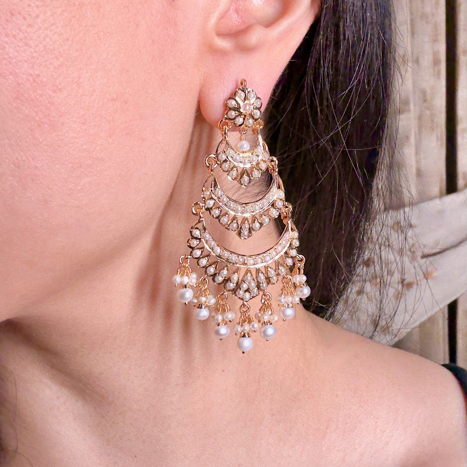 multi step pearl danglers