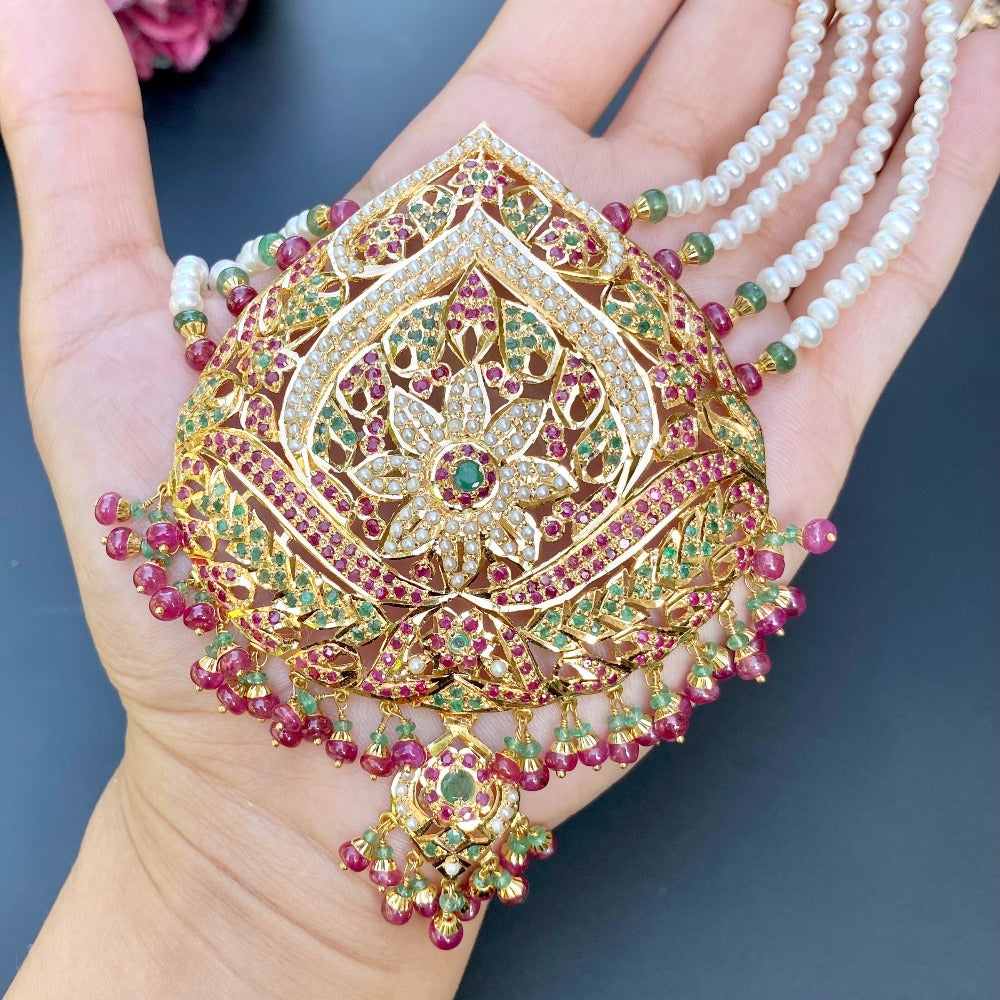 jadau rani haar in 22ct gold