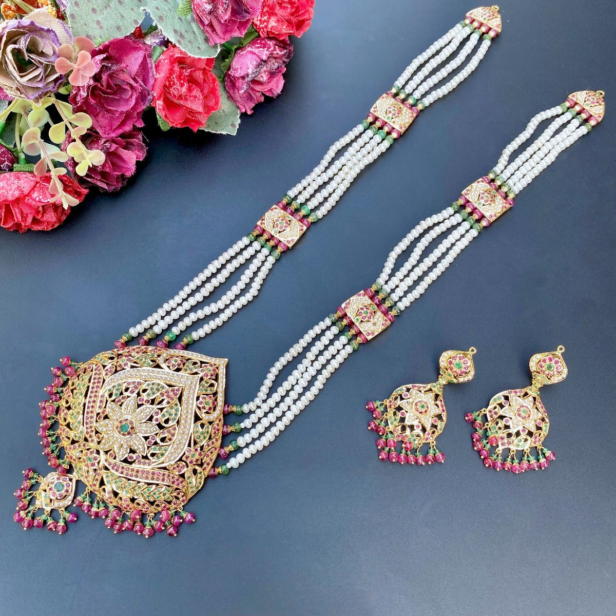 jadau rani haar in 22ct gold