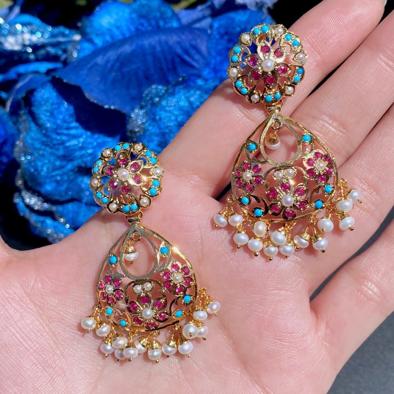 indian feroza necklace chicago