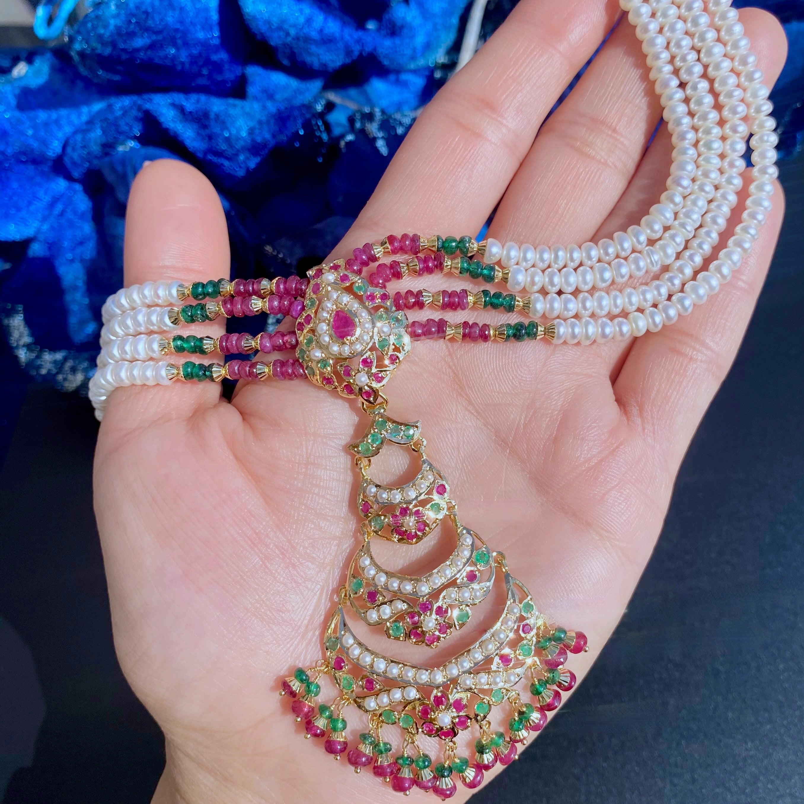 jadau choker 22k gold