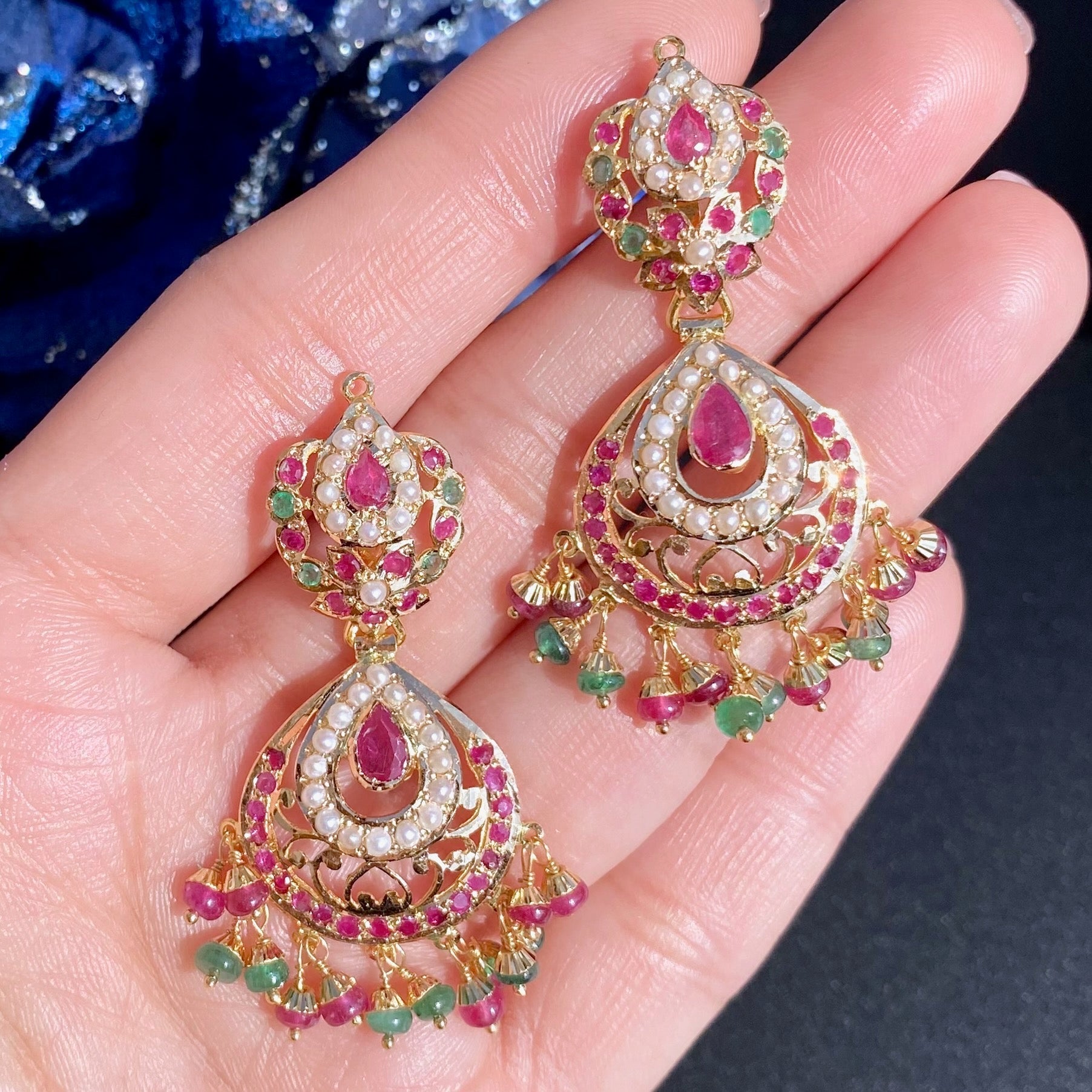 gold choker set jadau