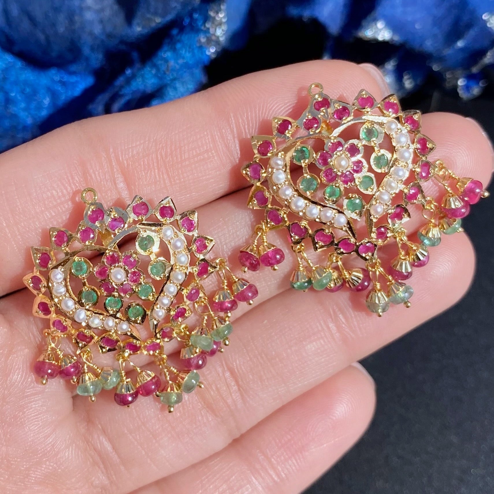 indian gold choker set