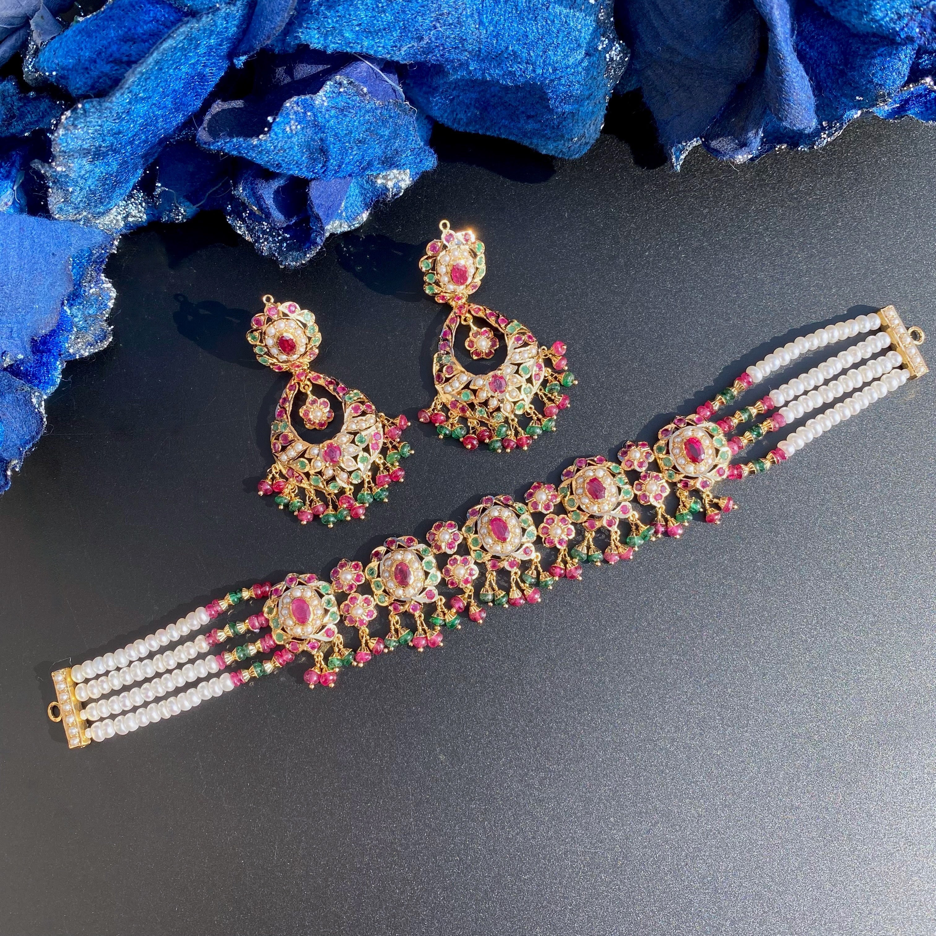 latest gold choker design