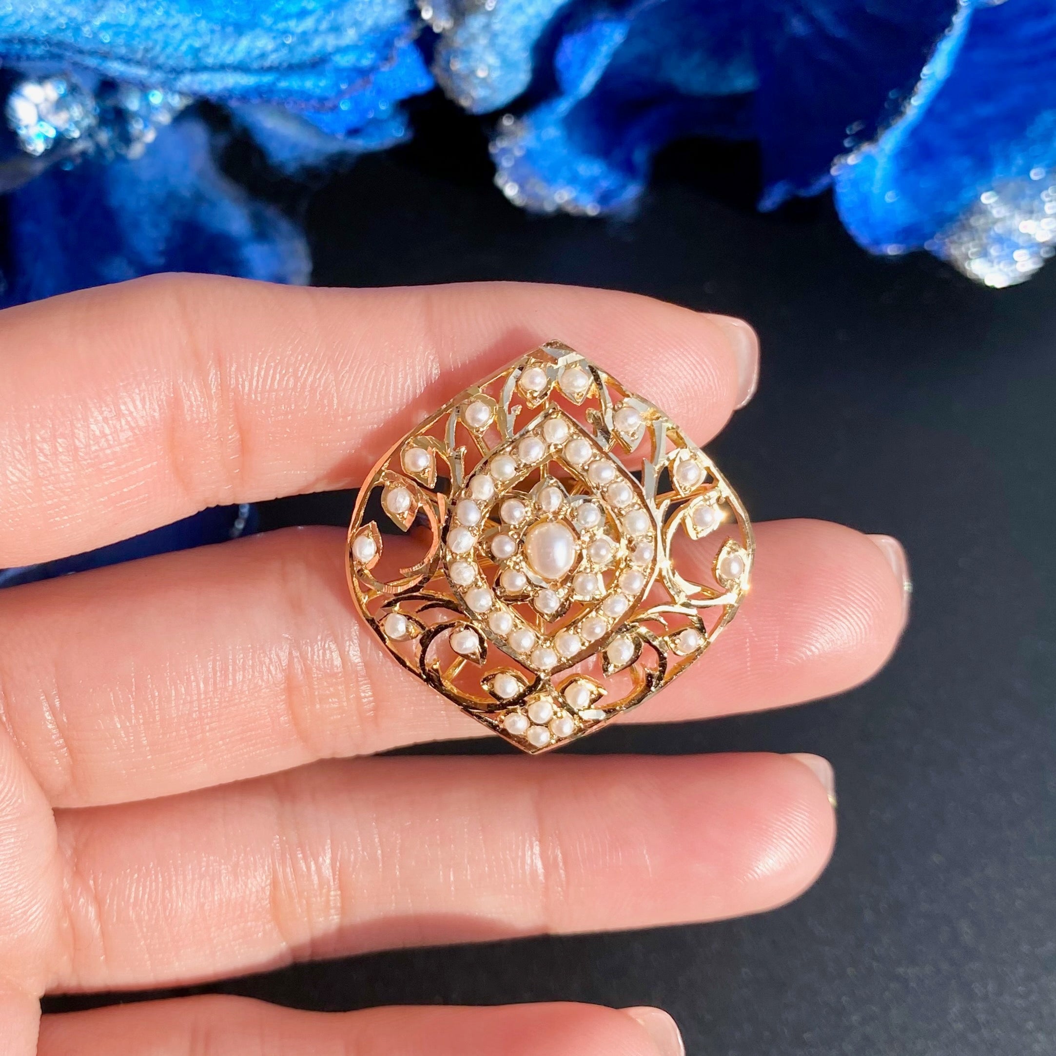 pearl cocktail ring