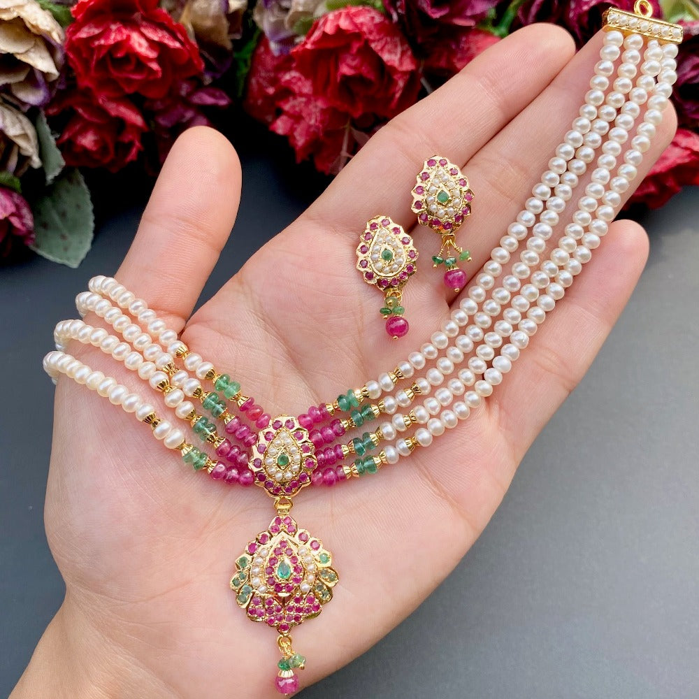 light weight gold choker indian