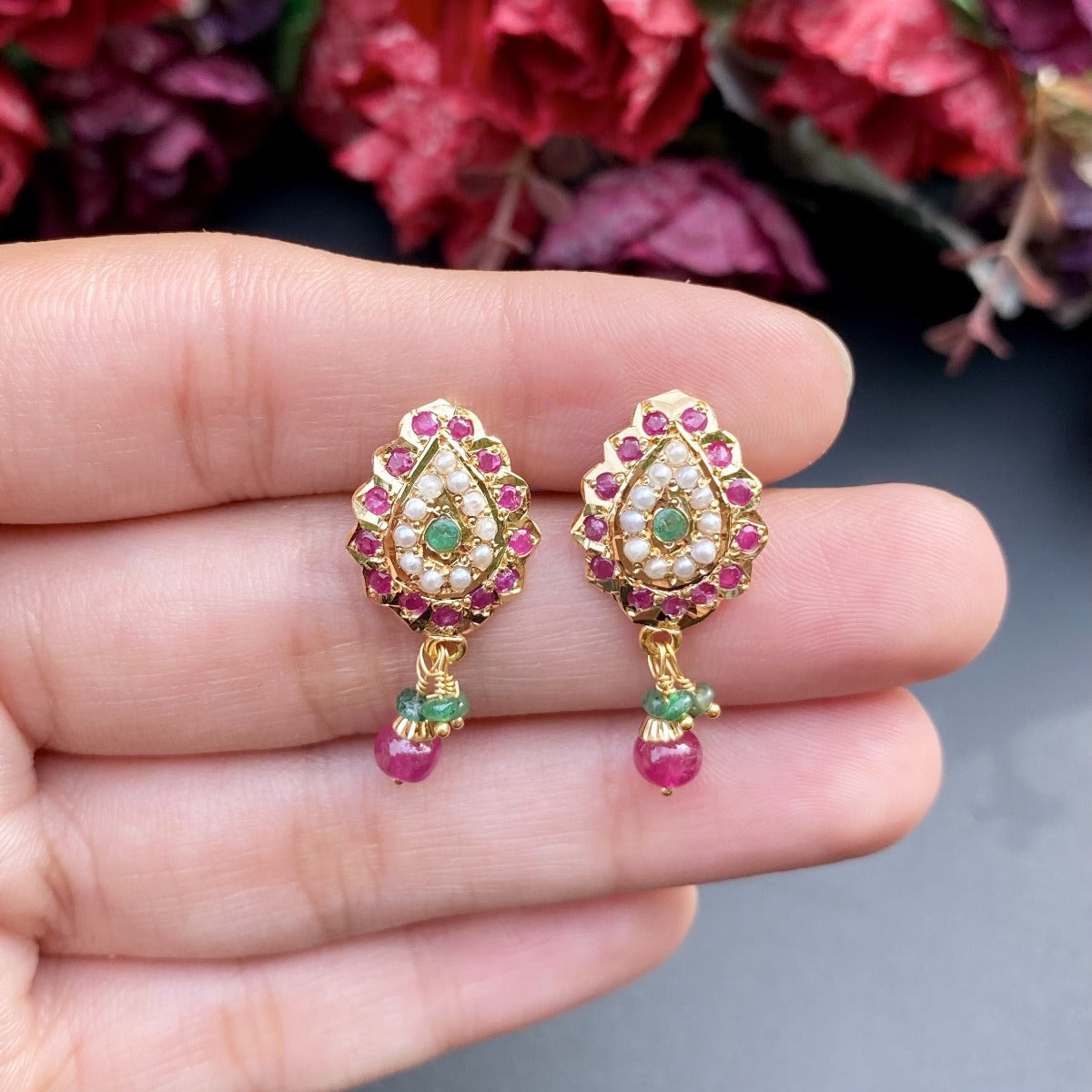 light weight gold choker indian