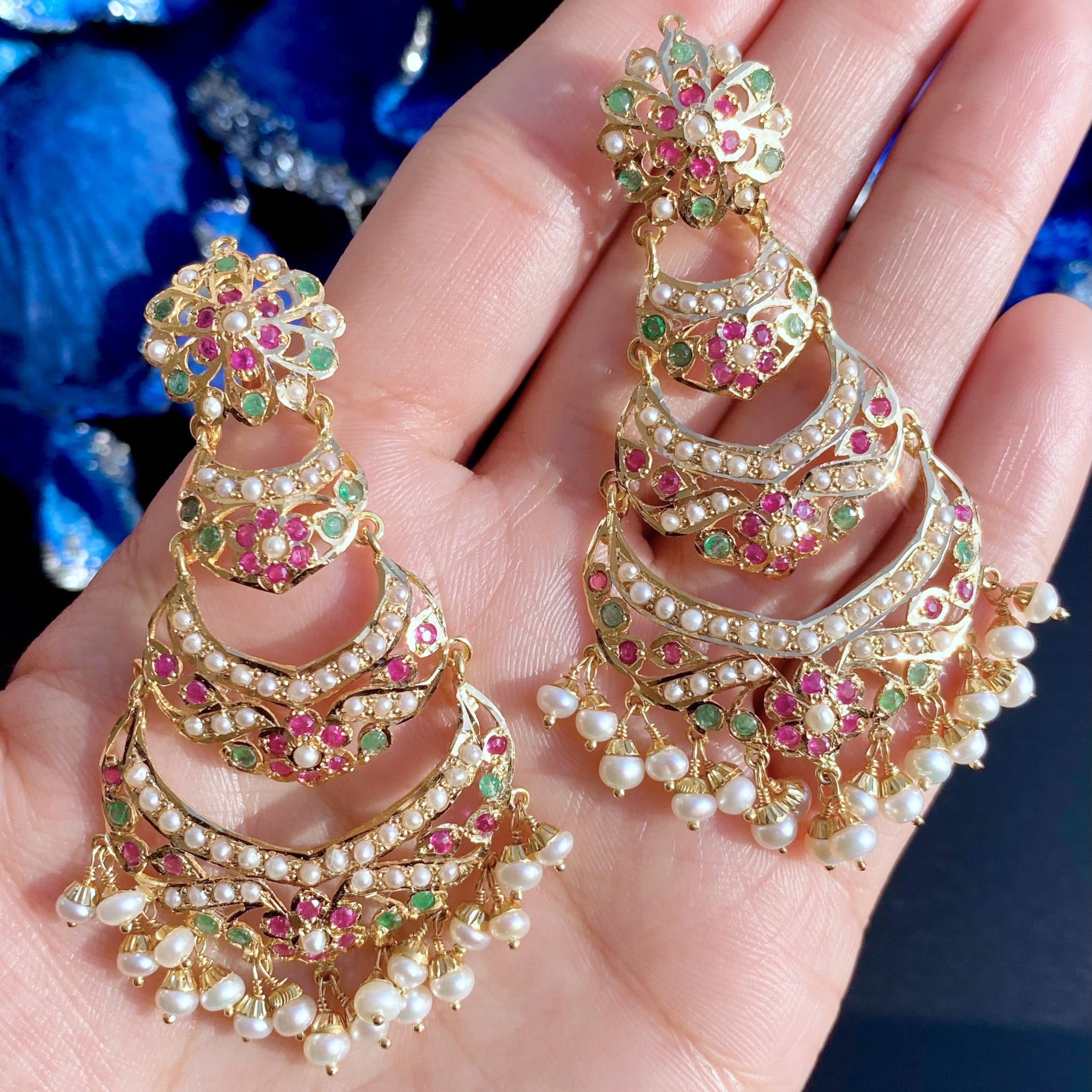 classic jadau necklace set