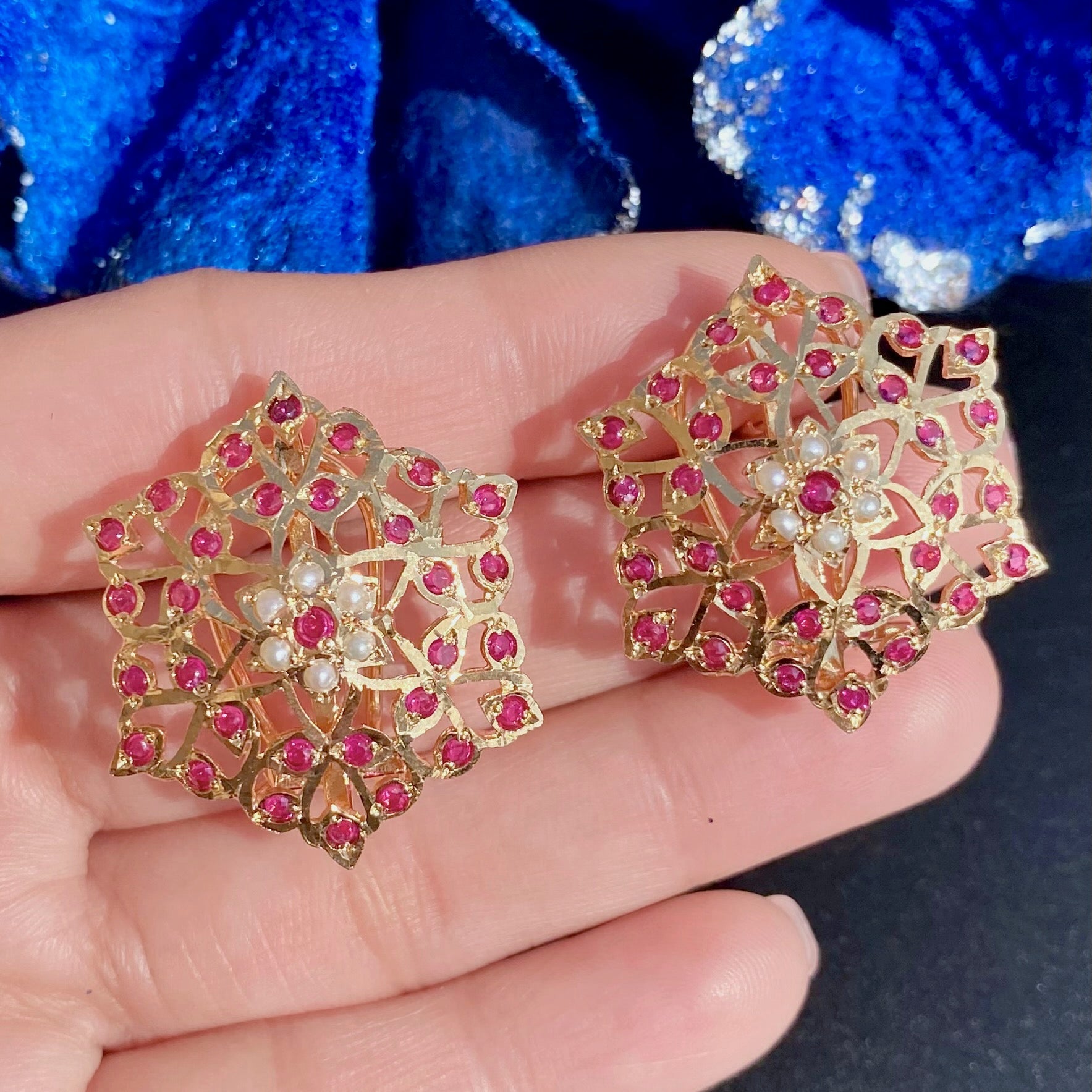 modern jadau studs