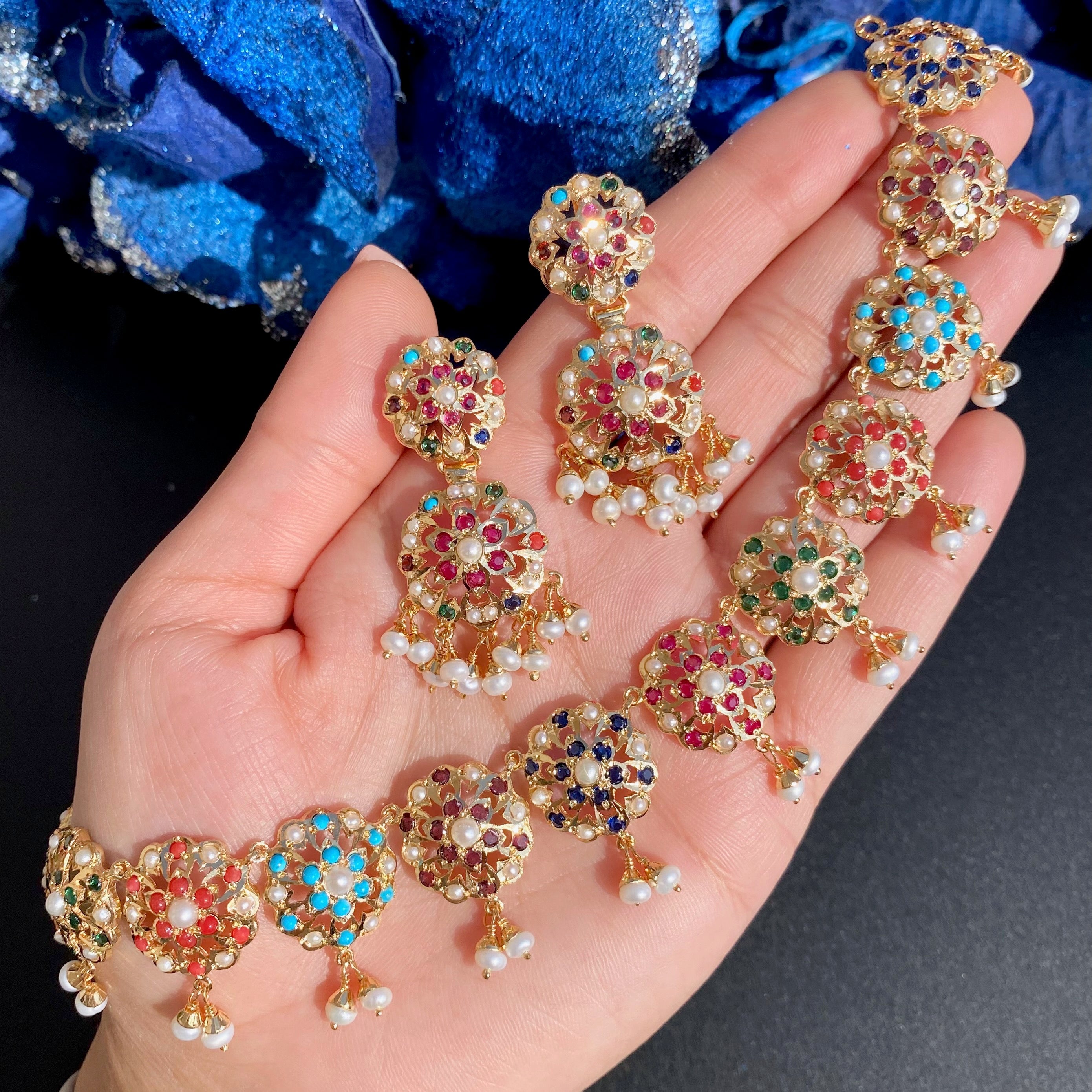 small navratan set indian