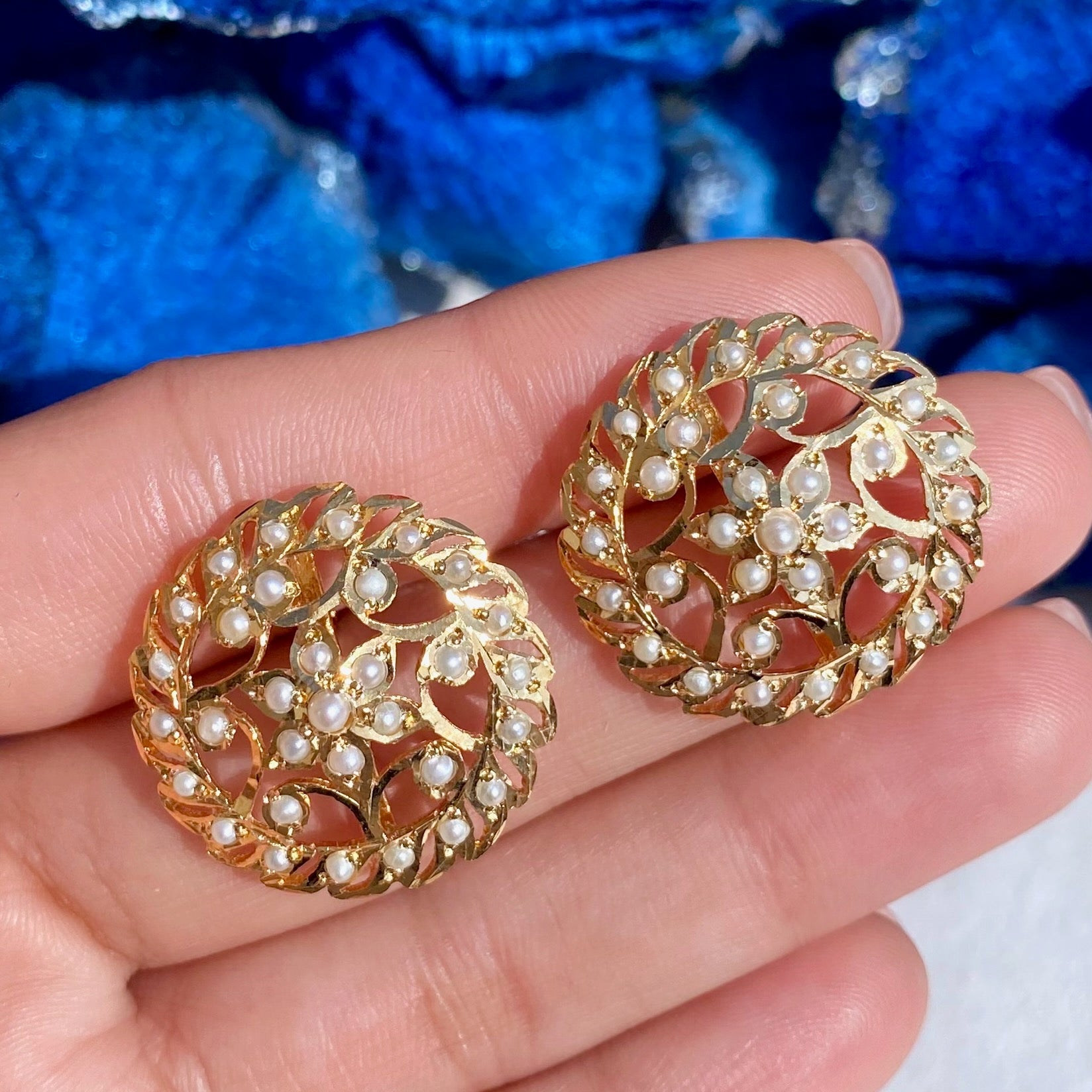 indo western stud earrings