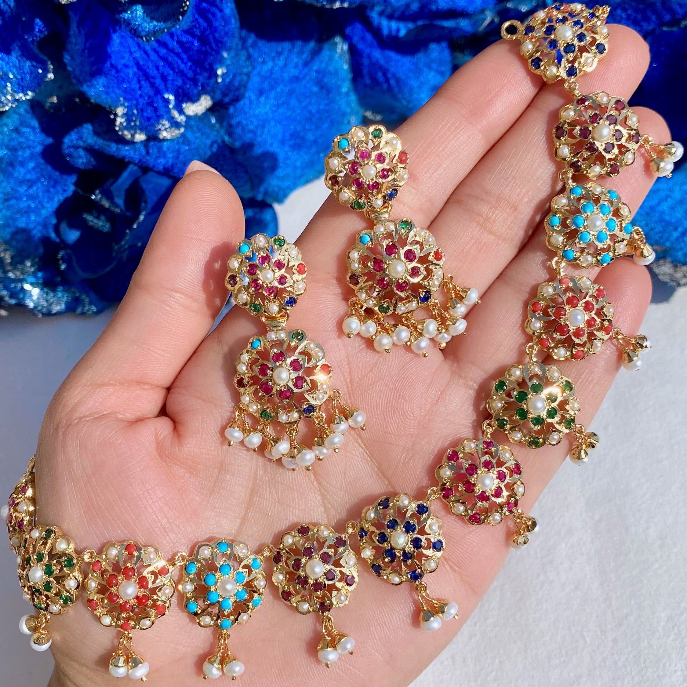 small navratan set indian