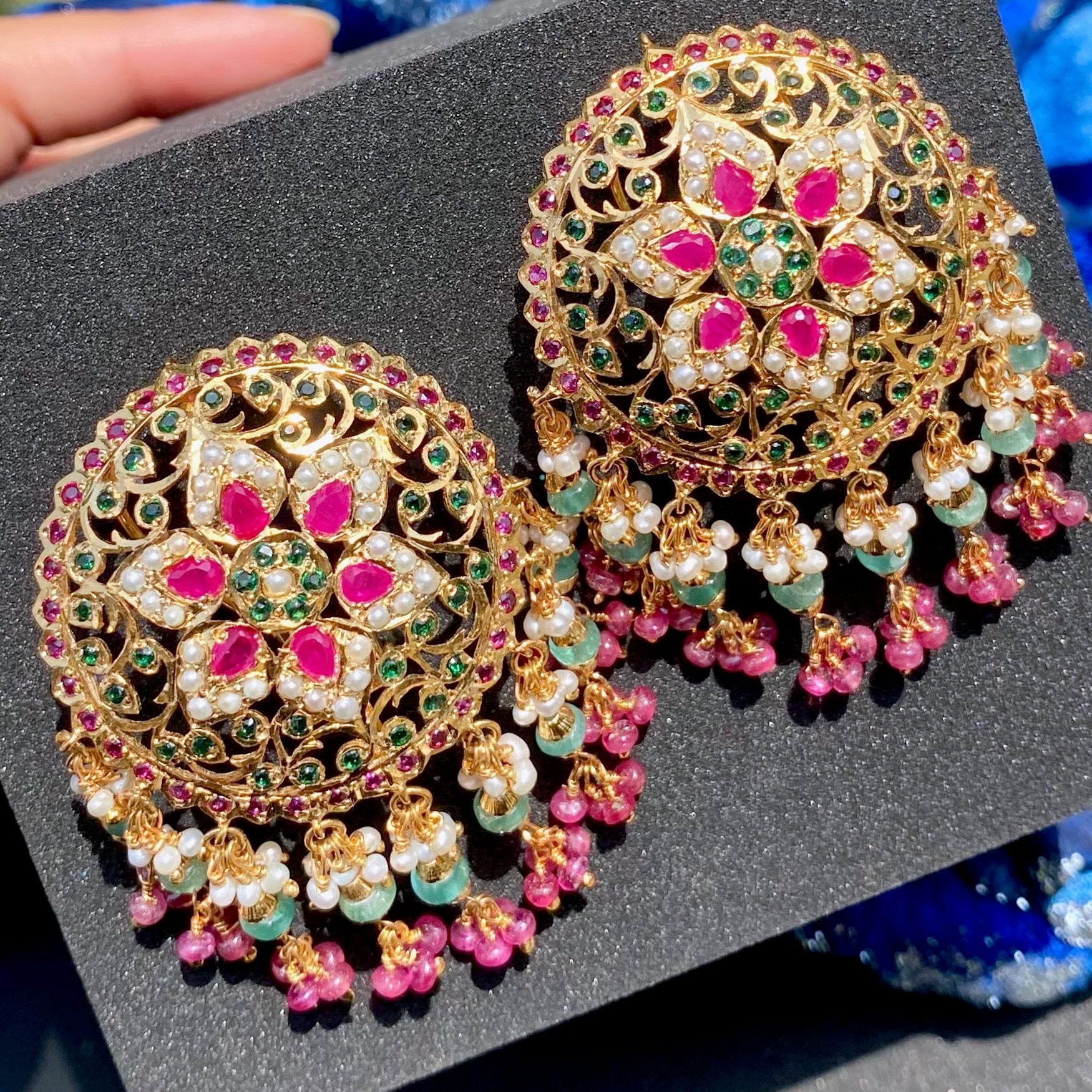 pakistani stud earrings for women