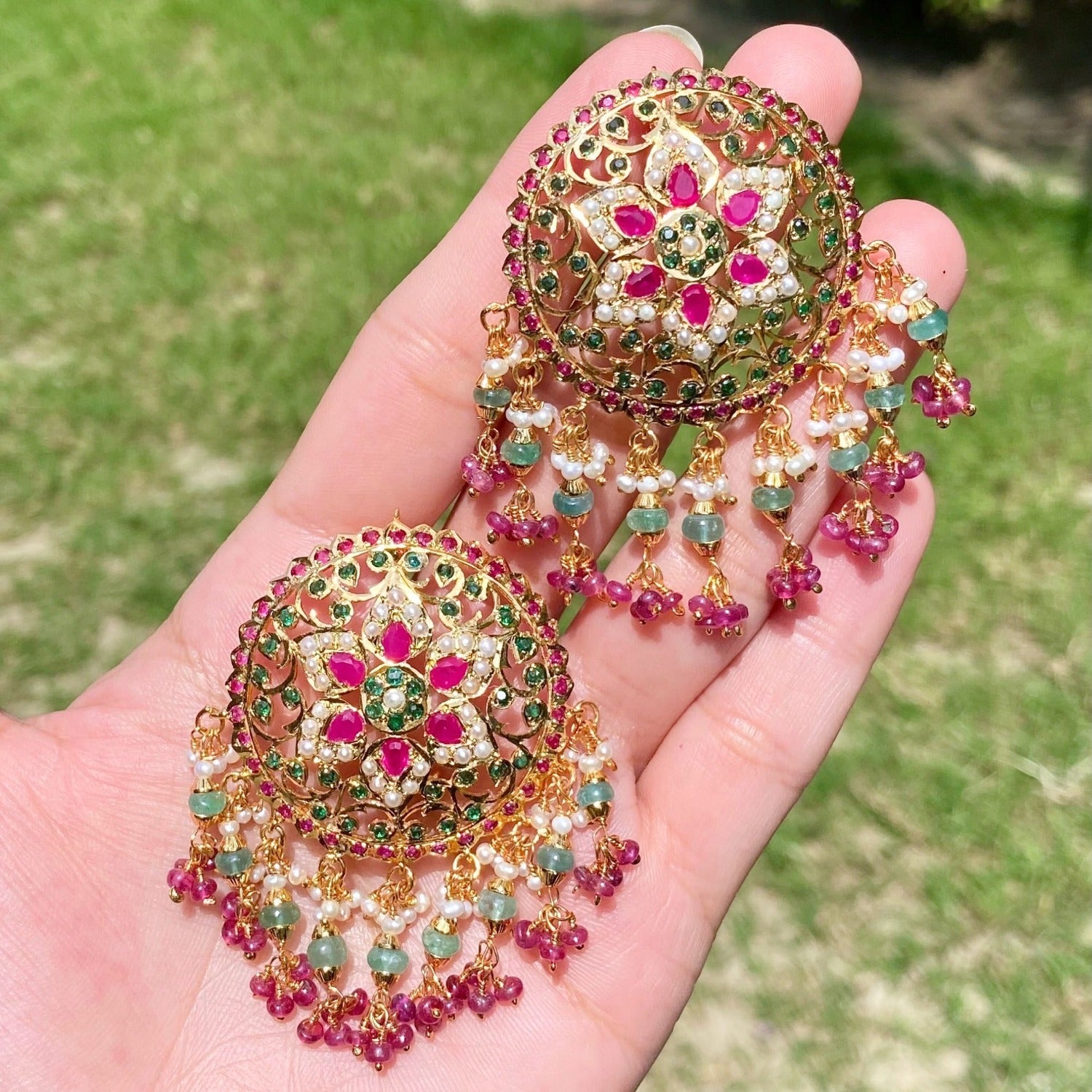 pakistani stud earrings for women