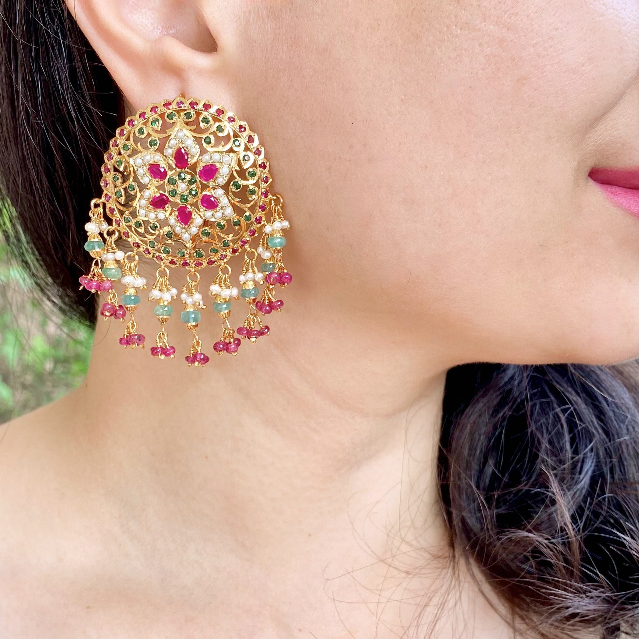 pakistani stud earrings for women