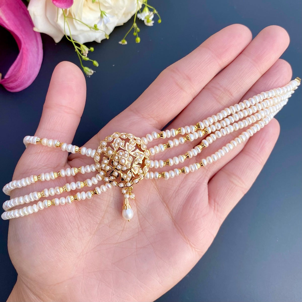 hyderabadi pearl choker