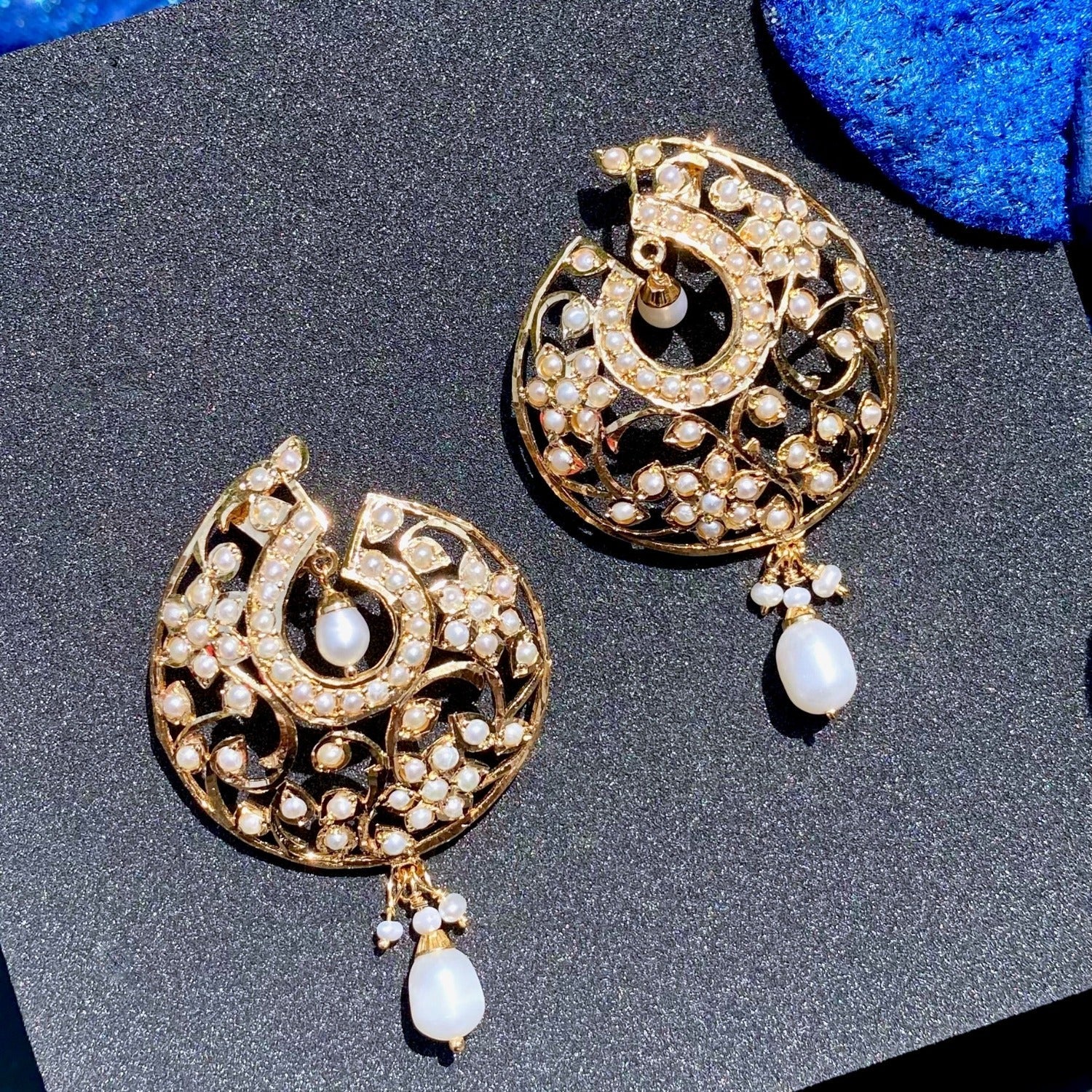 real pearl stud earrings