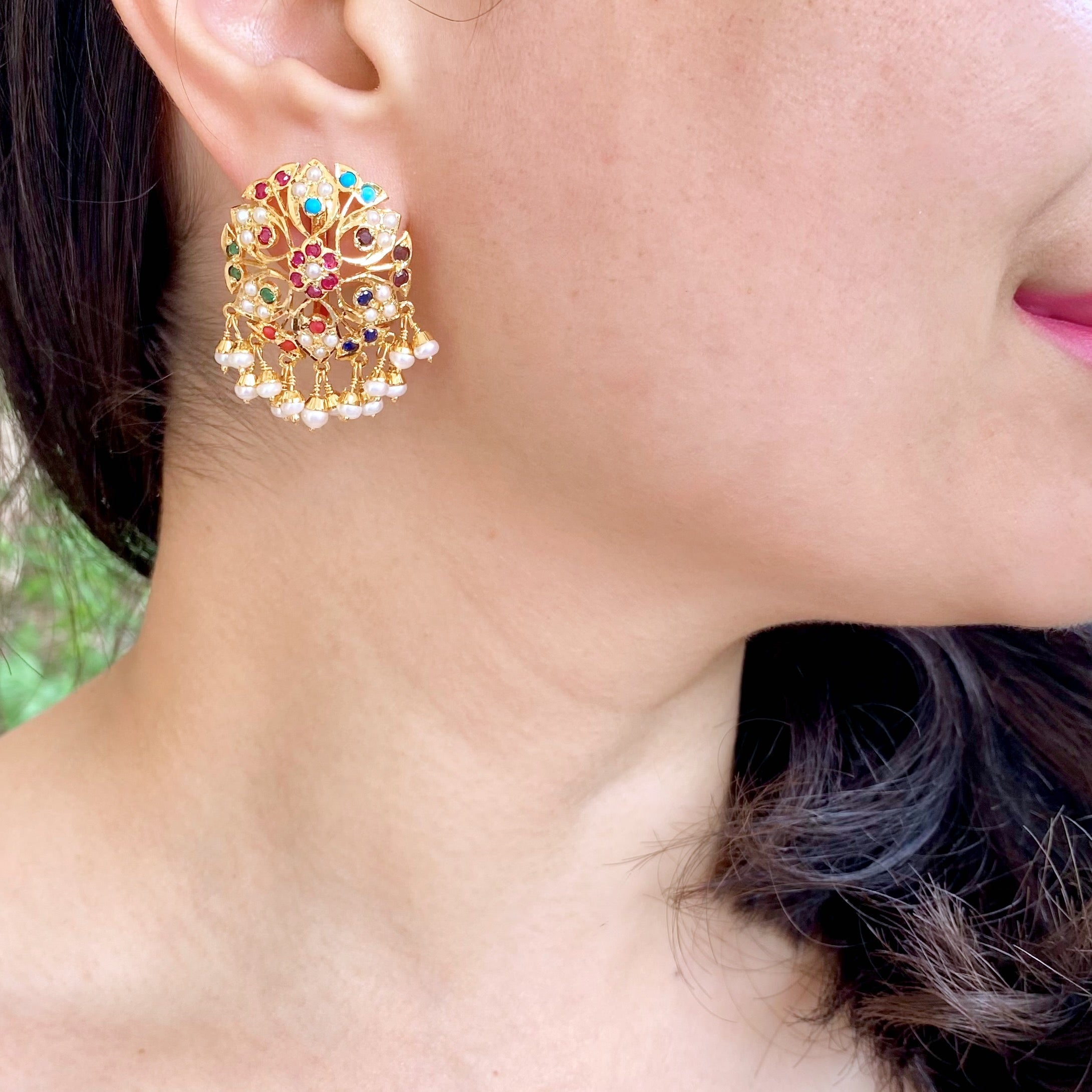 navrattan studs for women