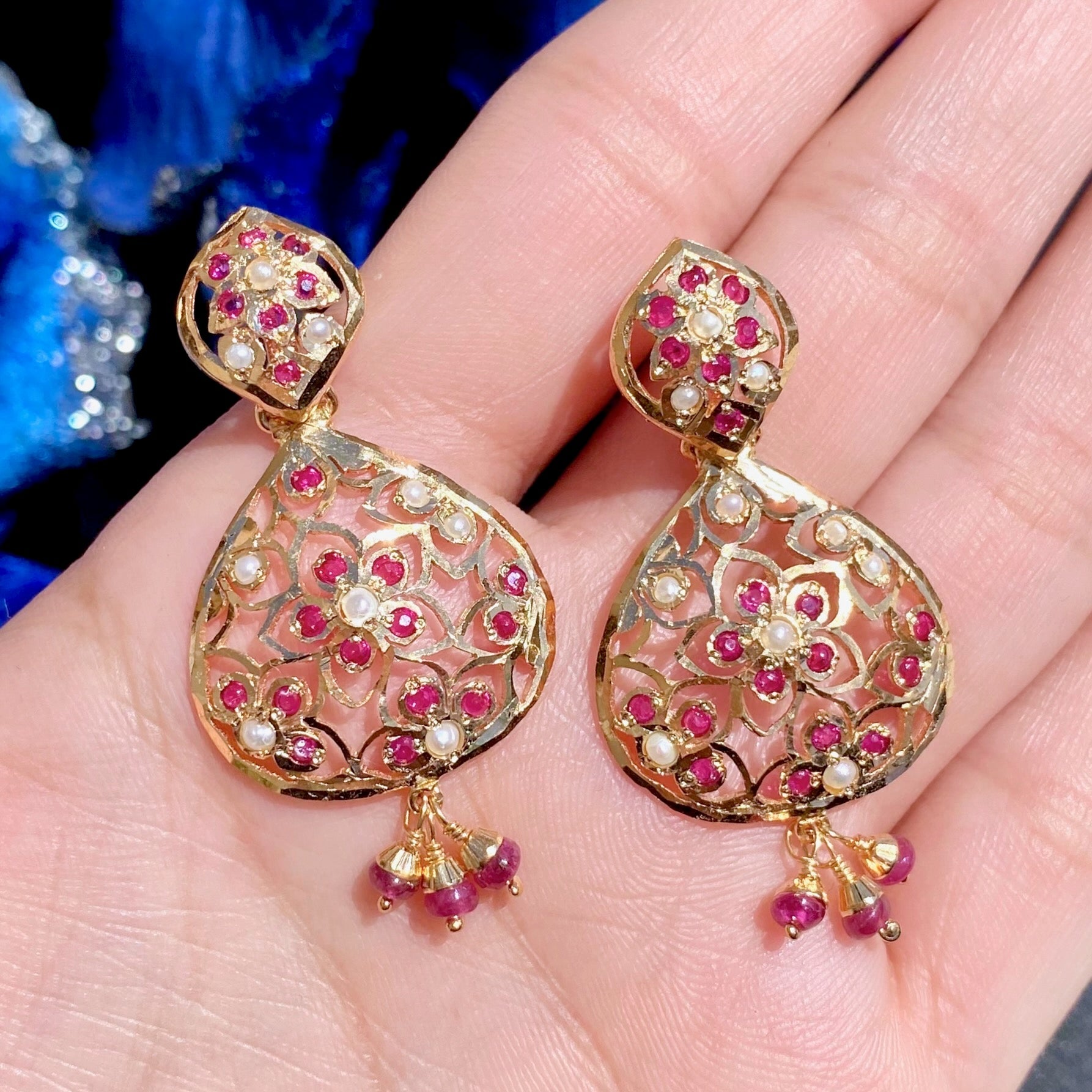 modern jadau necklace set