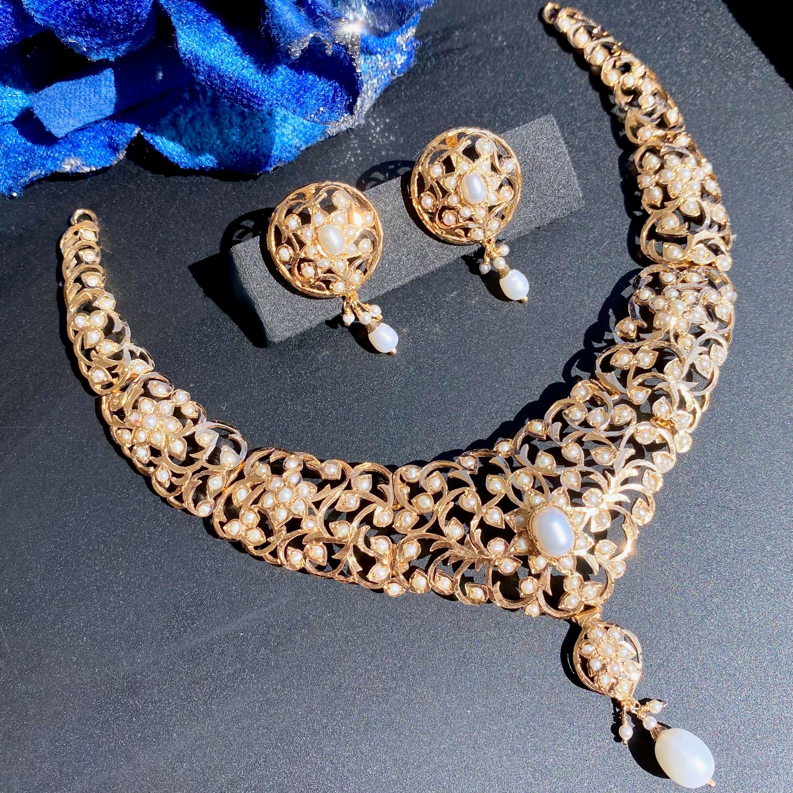 edwardian seed pearl necklace