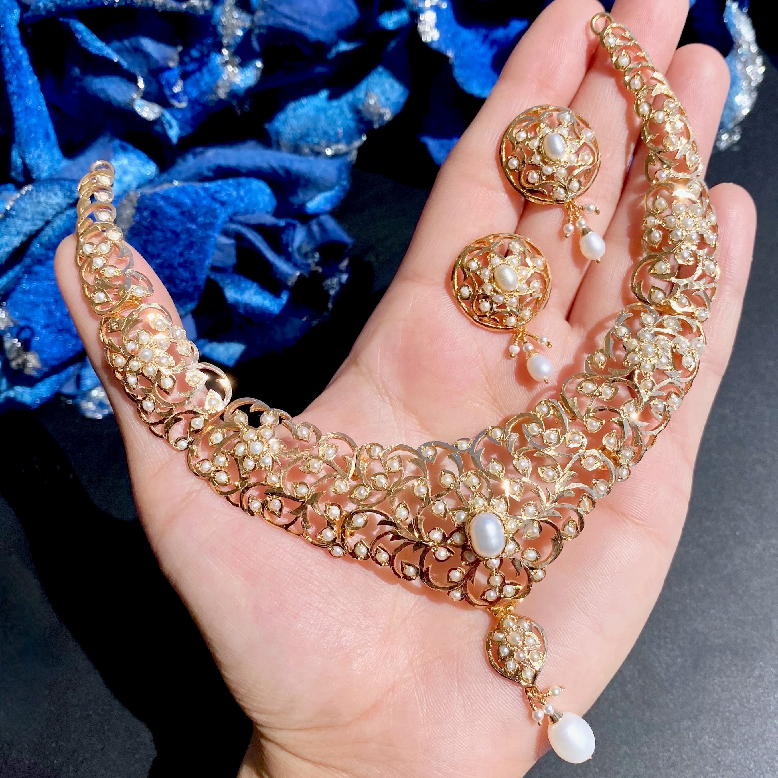 edwardian seed pearl necklace