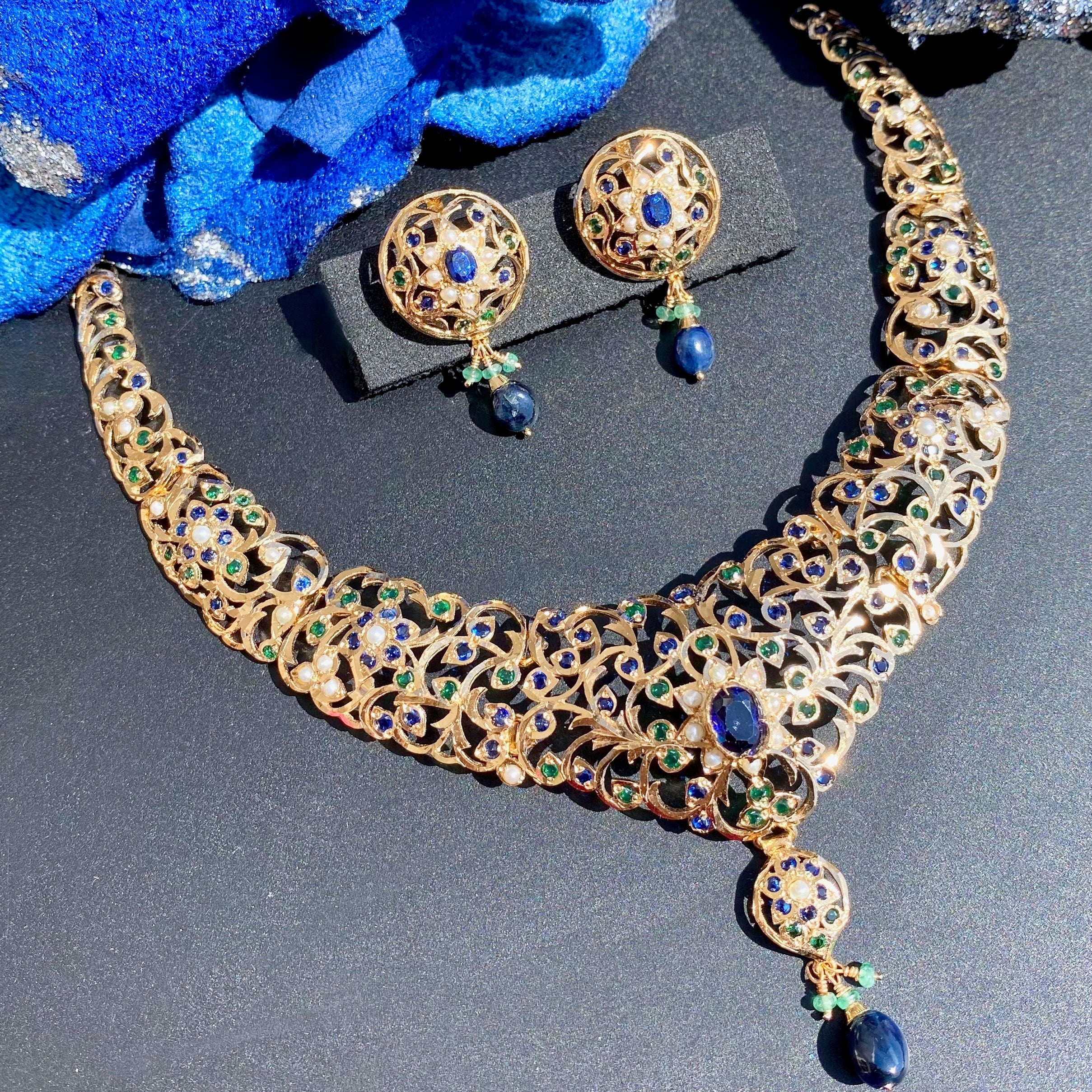 exquisite indian necklace set