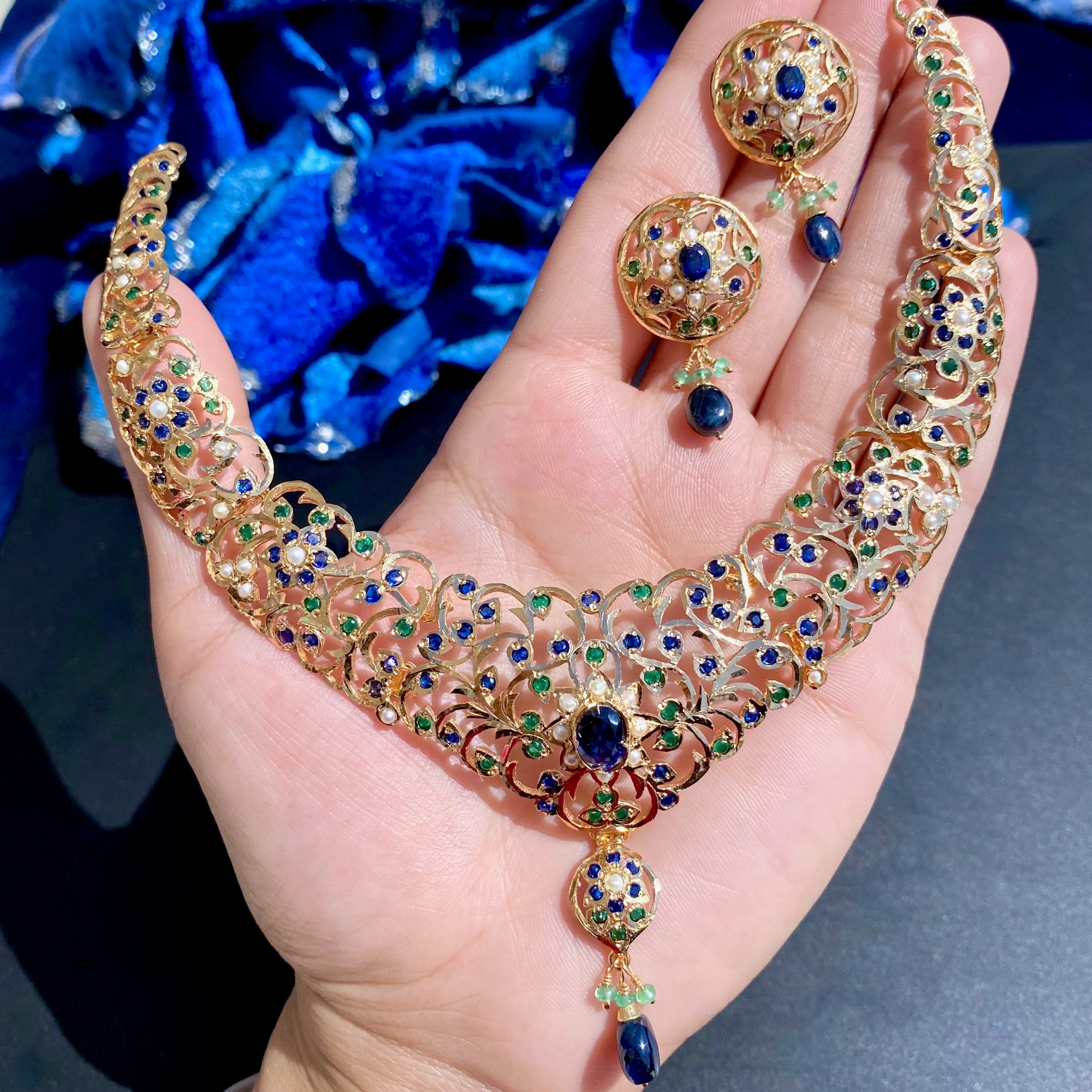 exquisite indian necklace set
